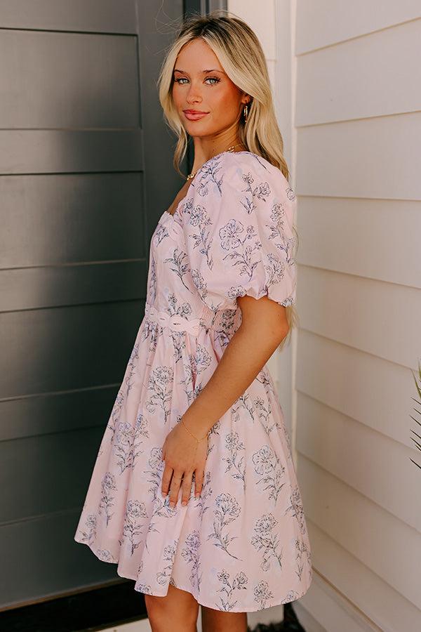 Wisteria Avenue Floral Mini Dress Product Image