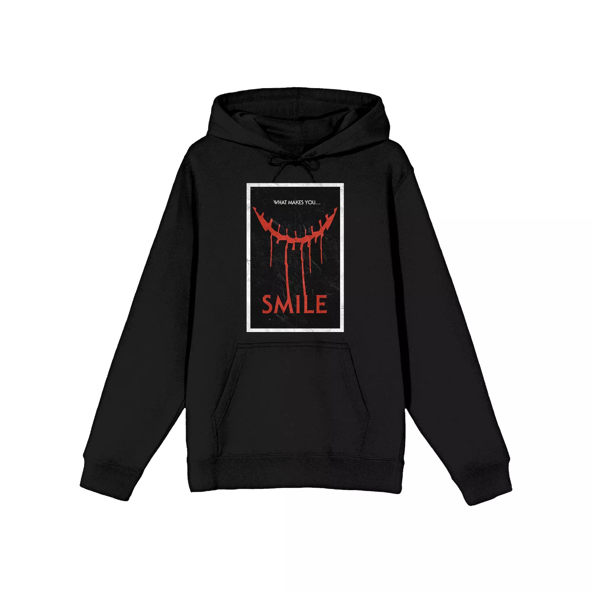 Mens Smile What Makes You Smile Graphic Hoodie Product Image