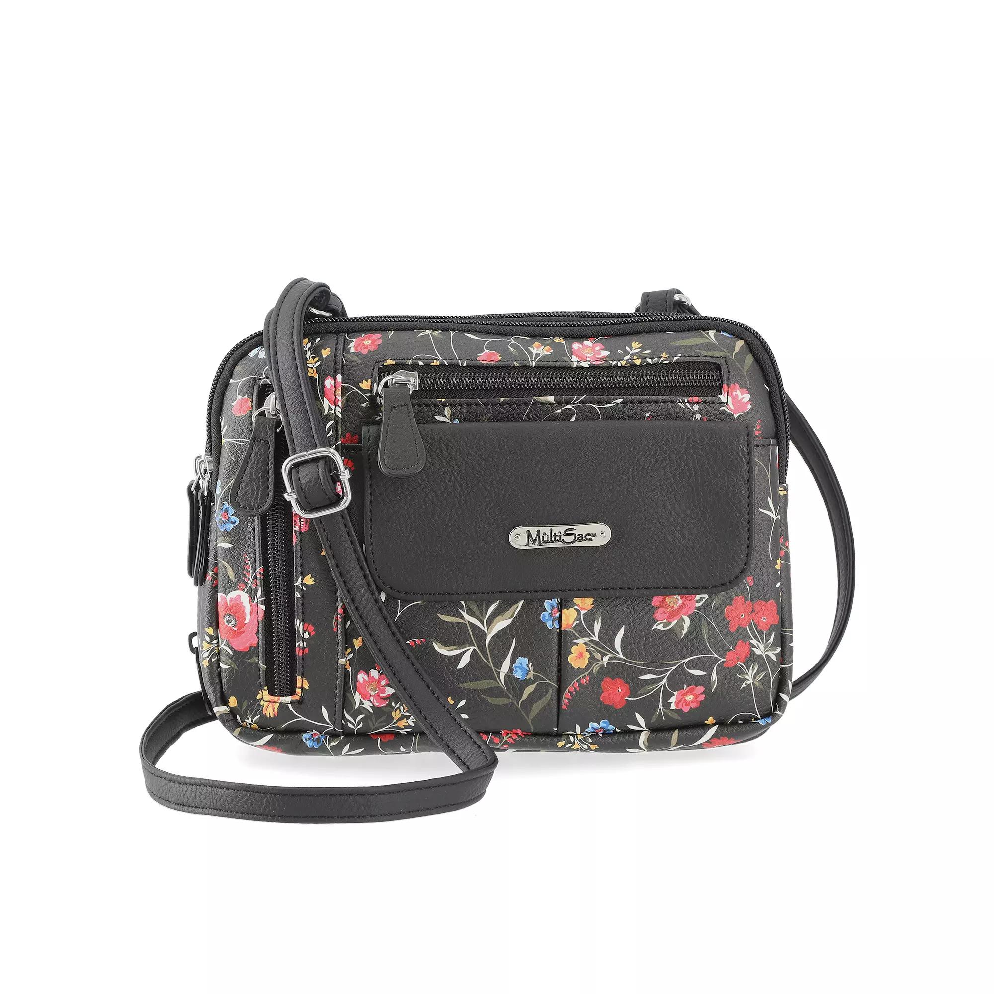 Women's MultiSac Zippy Crossbody Bag, Ambrosia Floral Product Image