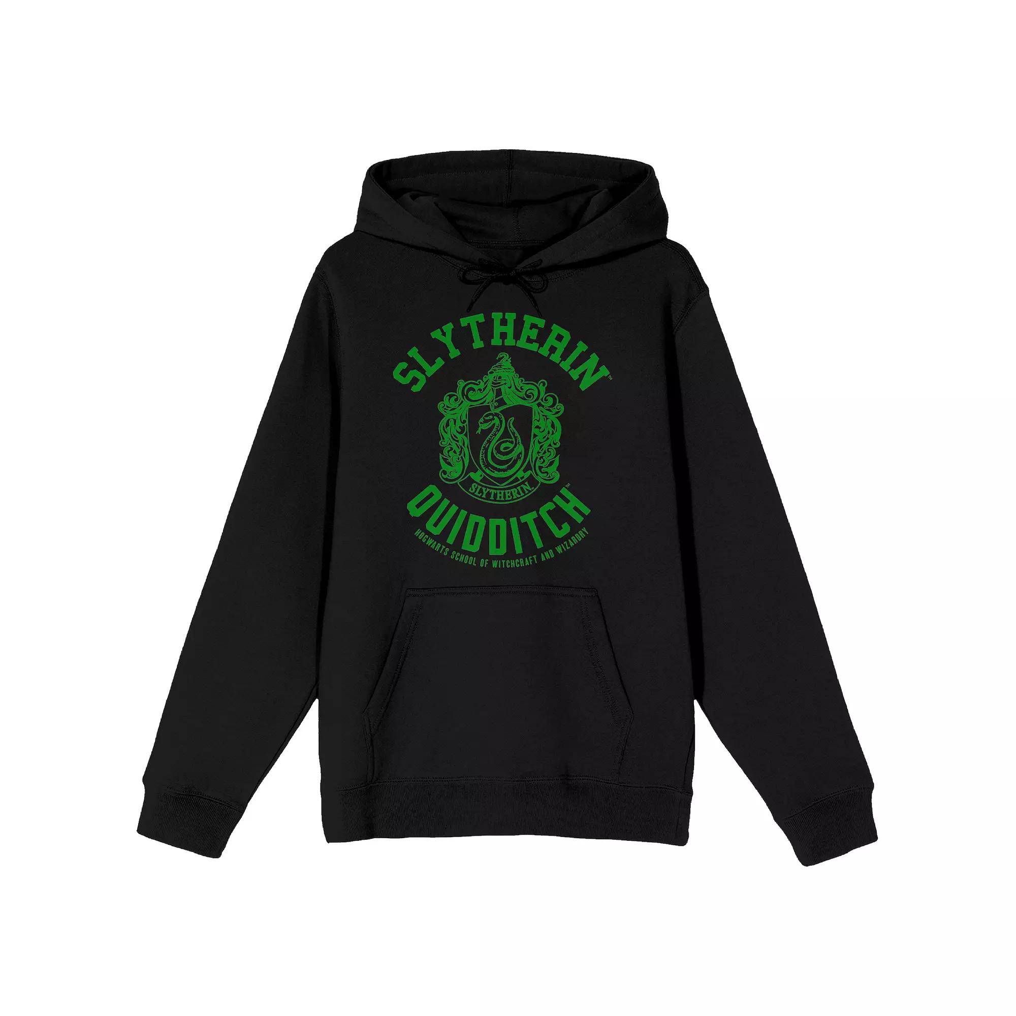 Men's Harry Potter Slytherin Quidditch Seal Graphic Hoodie,  Product Image