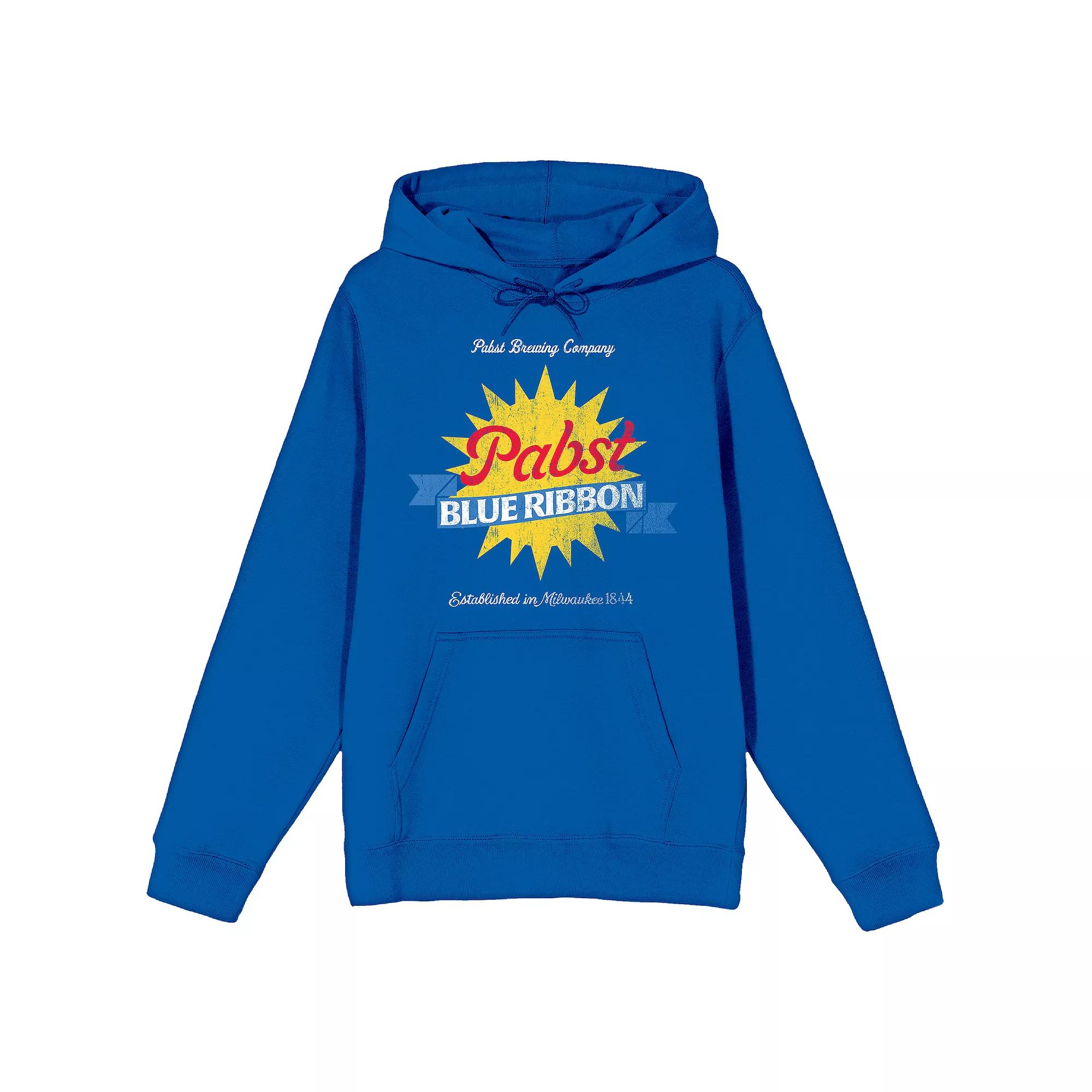 Women's Pabst Blue Ribbon Vintage Logo Graphic Hoodie, Girl's, Size: Large Product Image