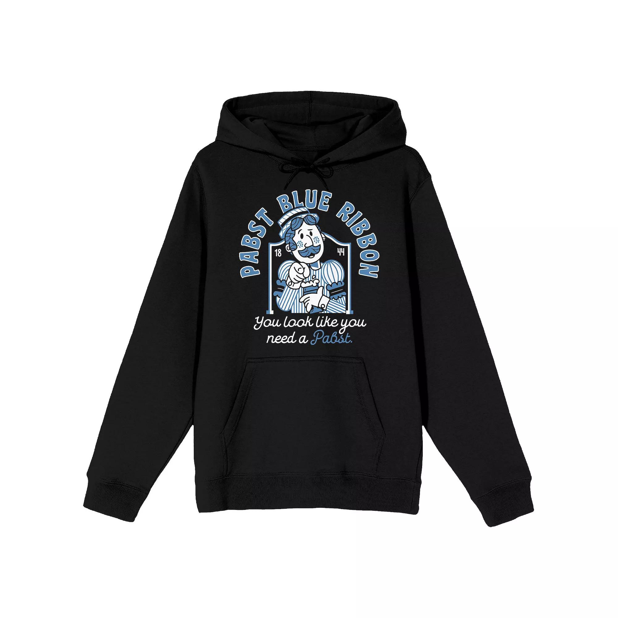 Men's Pabst Blue Ribbon You Look Hoodie,  Product Image