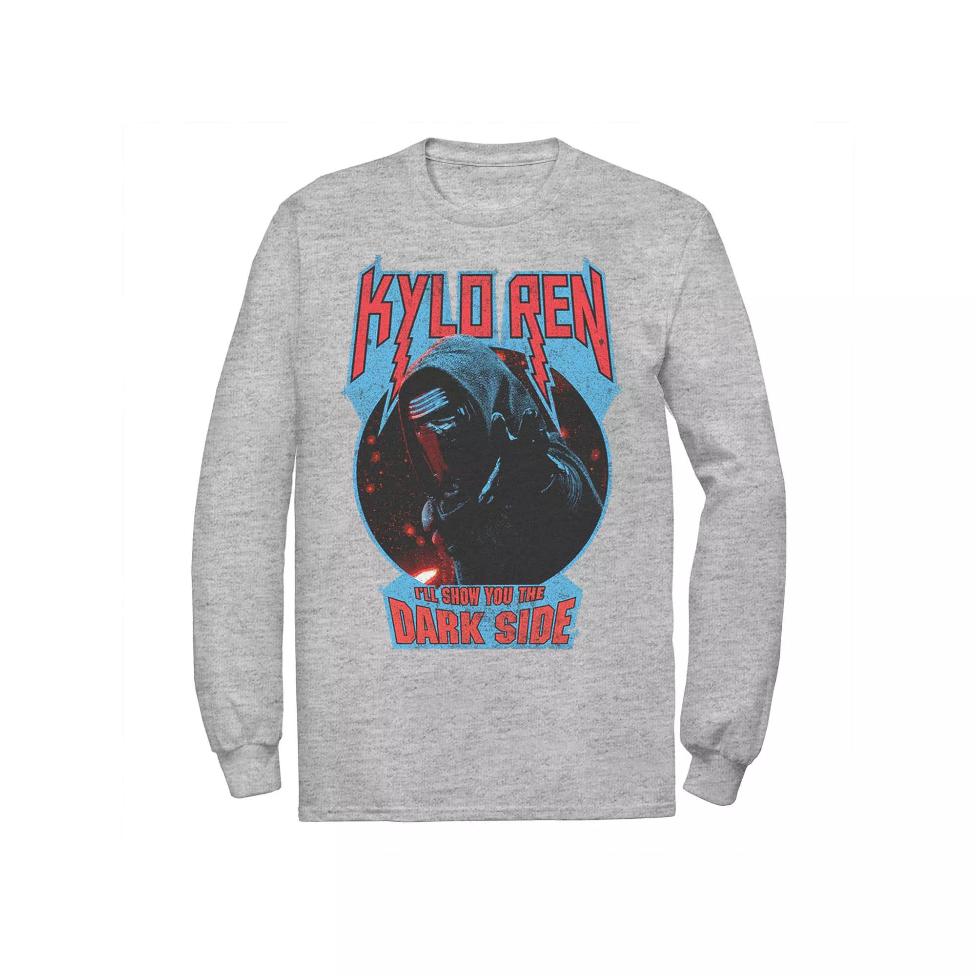 Men's Star Wars Kylo Ren Show You The Dark Side Metal Text Tee,  Product Image