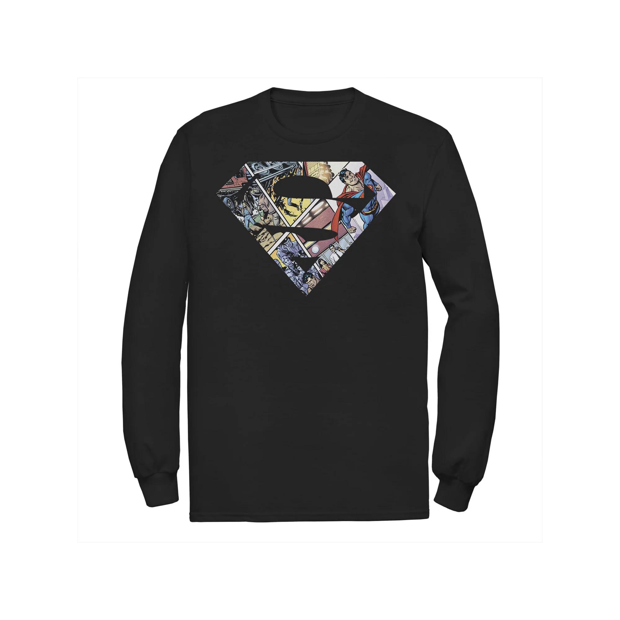 Men's DC Comics Superman Comic Cover Logo Tee,  Product Image