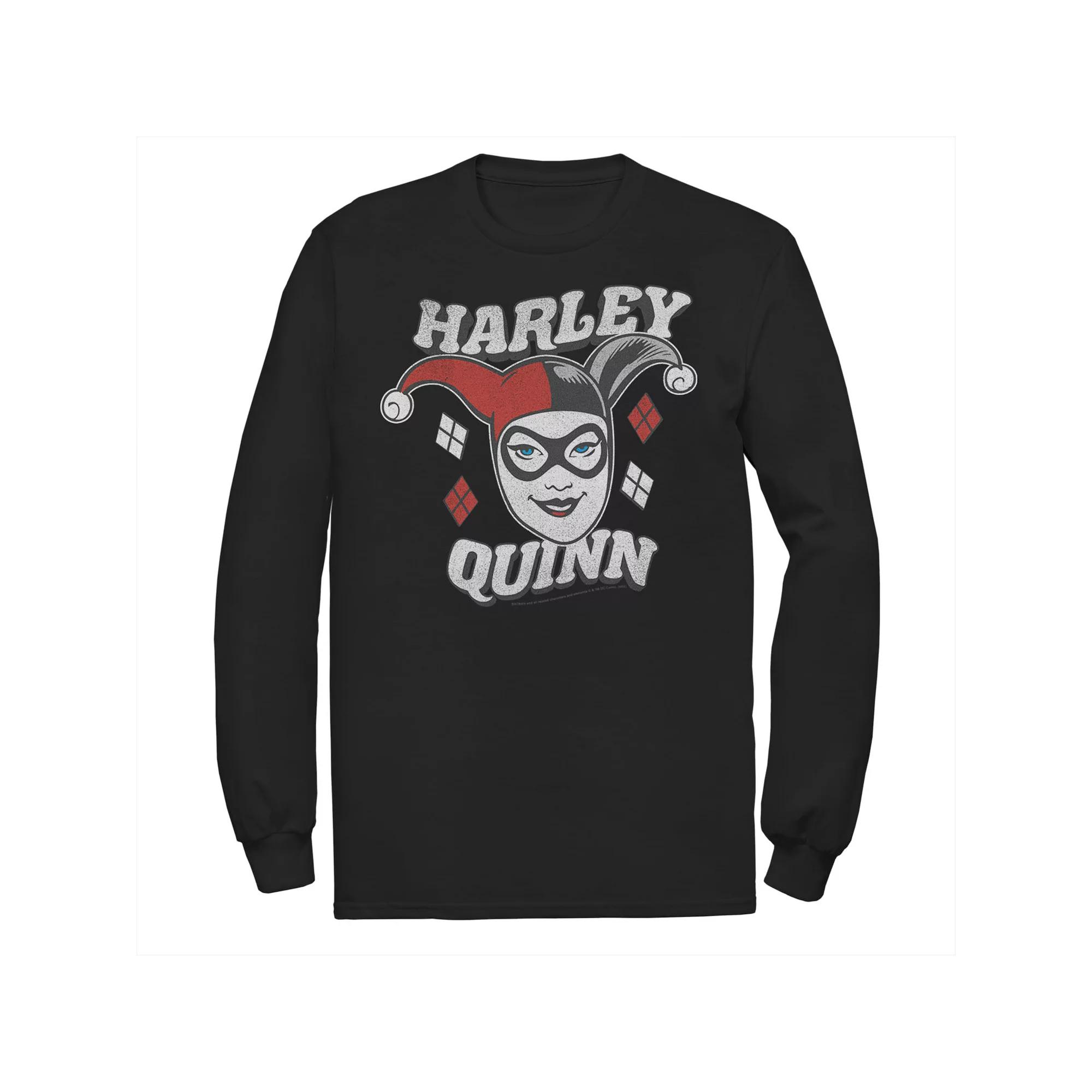 Men's DC Comics Harley Quinn Big Face Tee,  Product Image