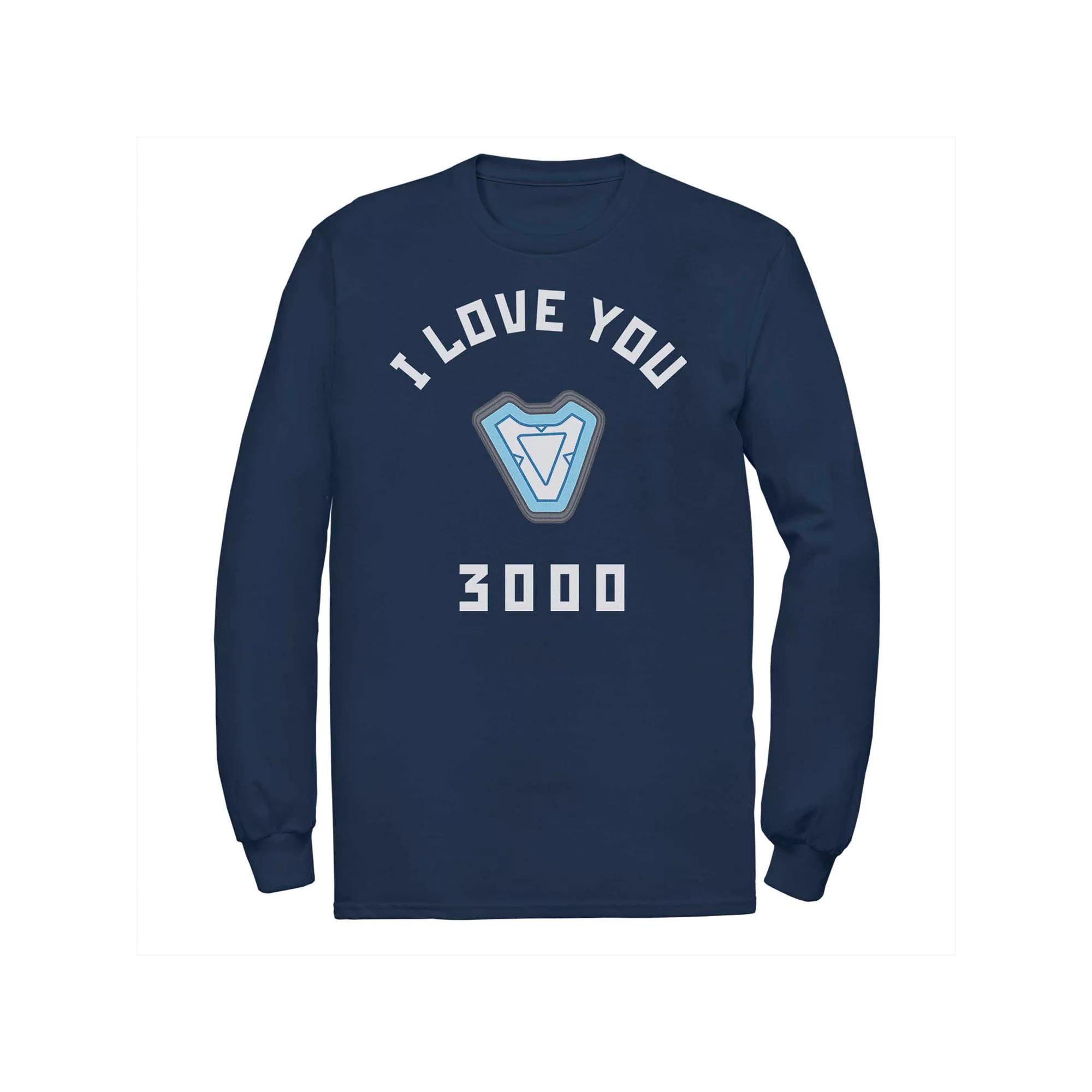 Men's Marvel "I Love You, 3000" Tee, Size: XXL, Blue Product Image