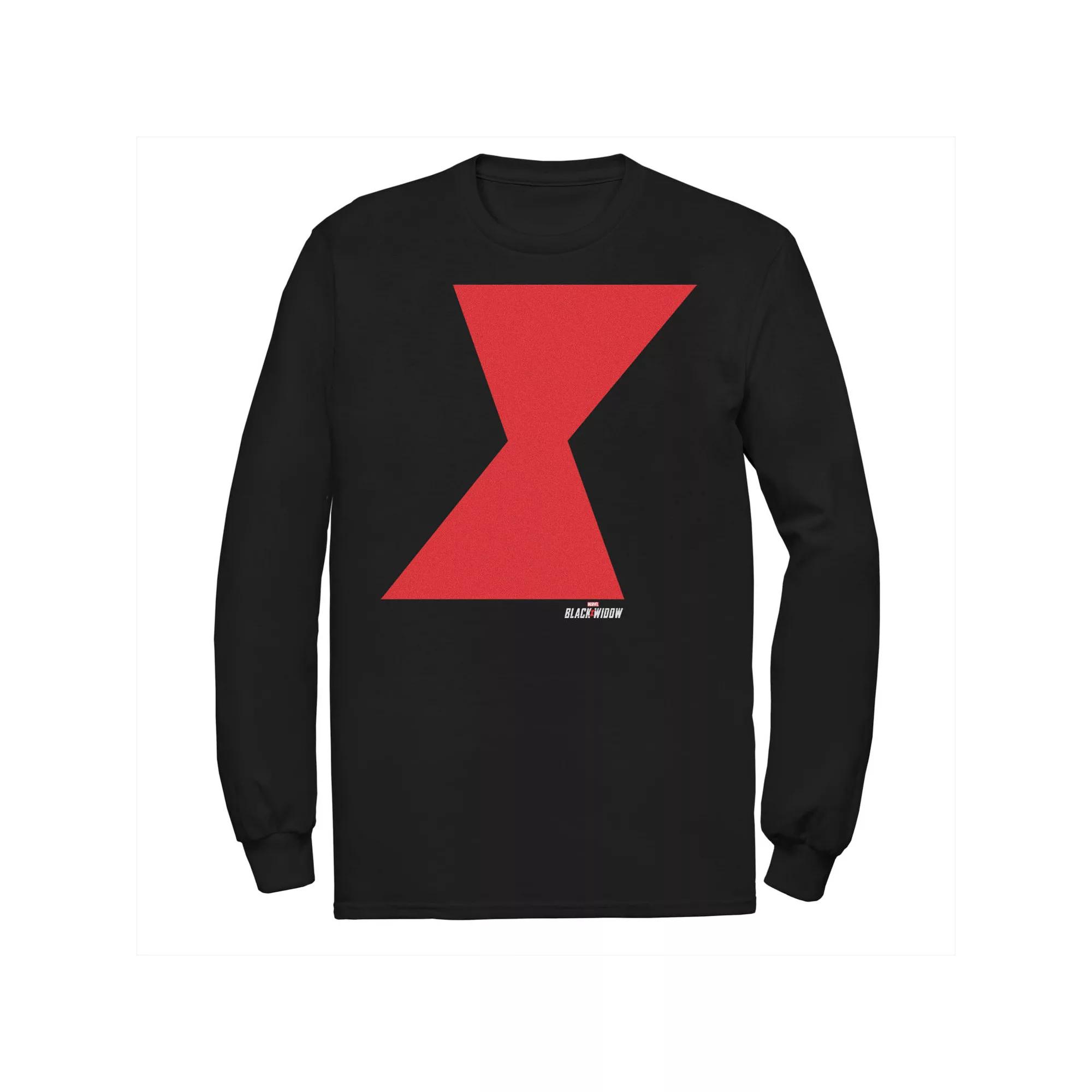 Men's Marvel Black Widow Red Icon Tee,  Product Image