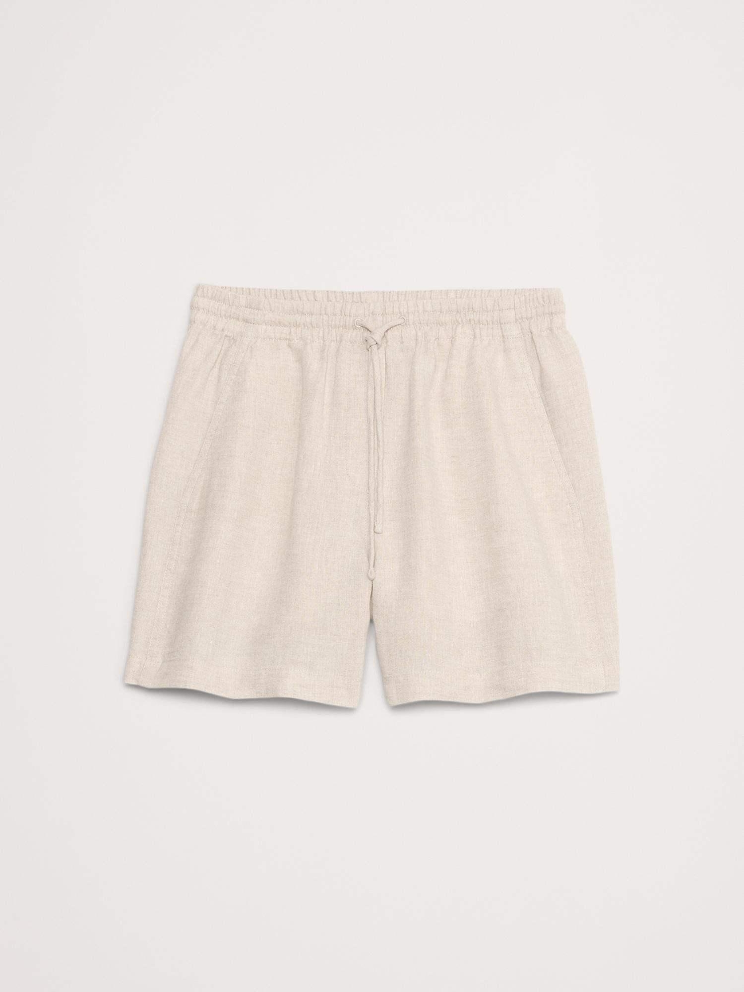 Linen Pull-On 4" Short Product Image