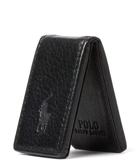 Polo Ralph Lauren Slim Pebbled Leather Money Clip Product Image
