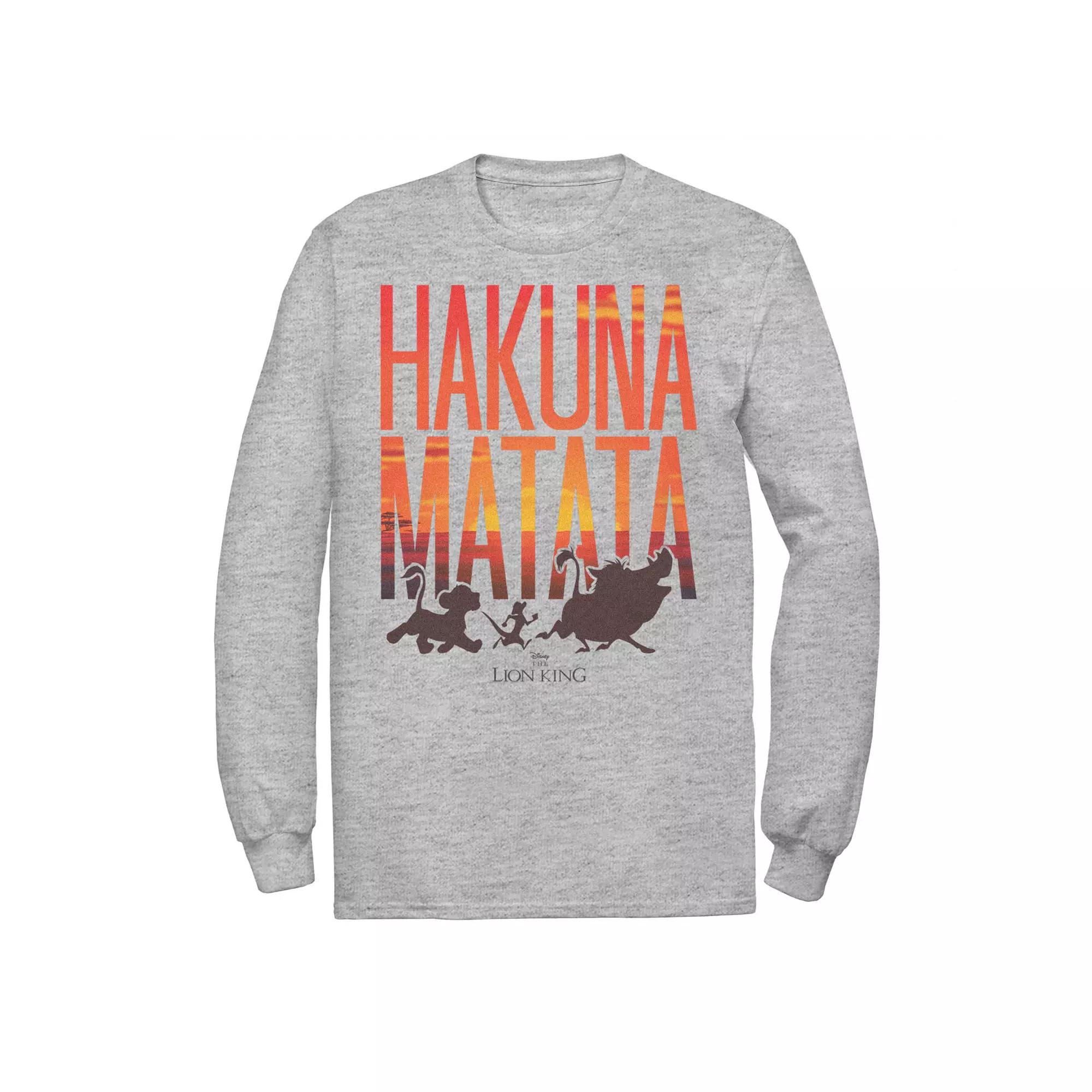 Men's Disney's The Lion King Sunset Hakuna Matata Tee,  Product Image