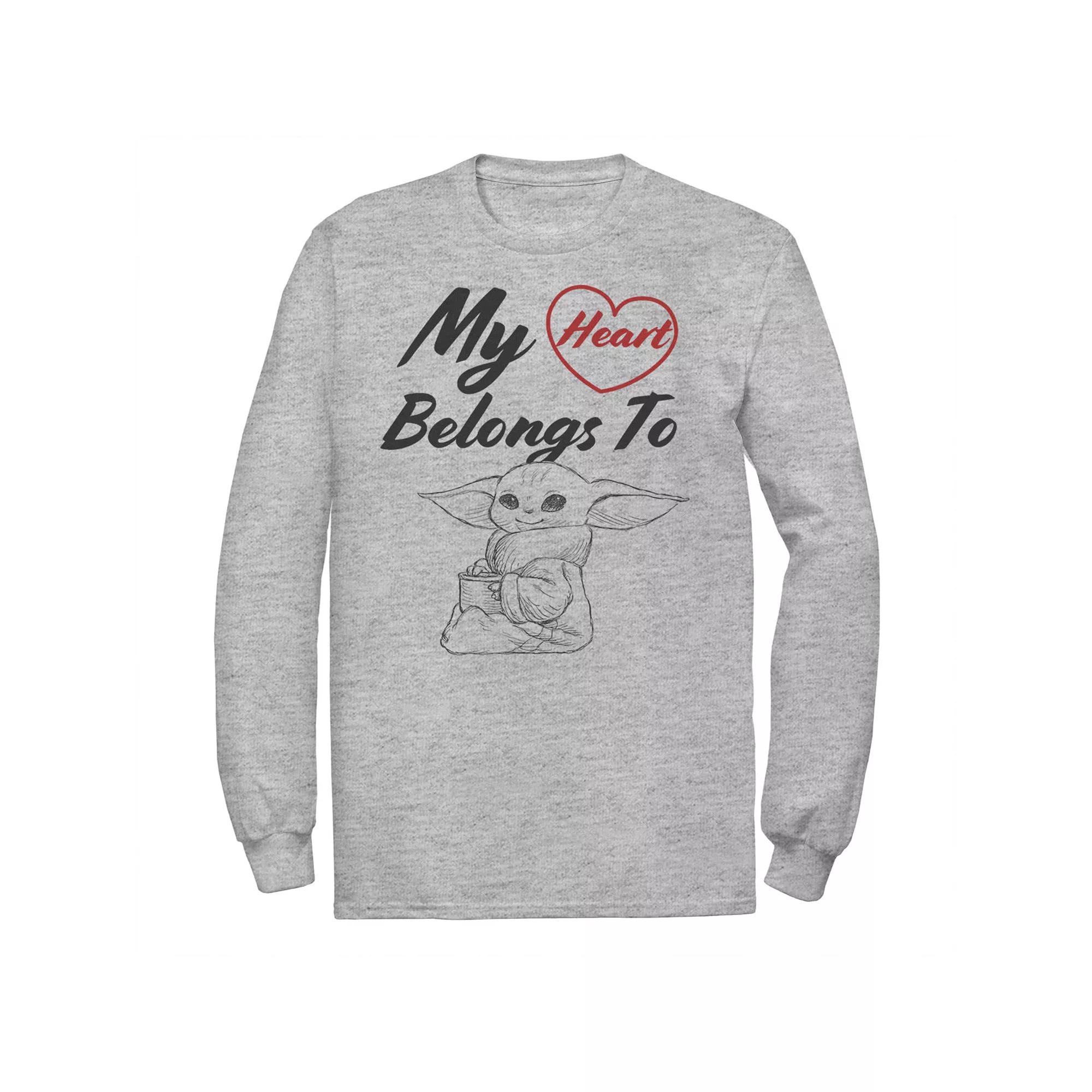 Men's Star Wars The Mandalorian The Child My Heart Belongs To Tee,  Product Image