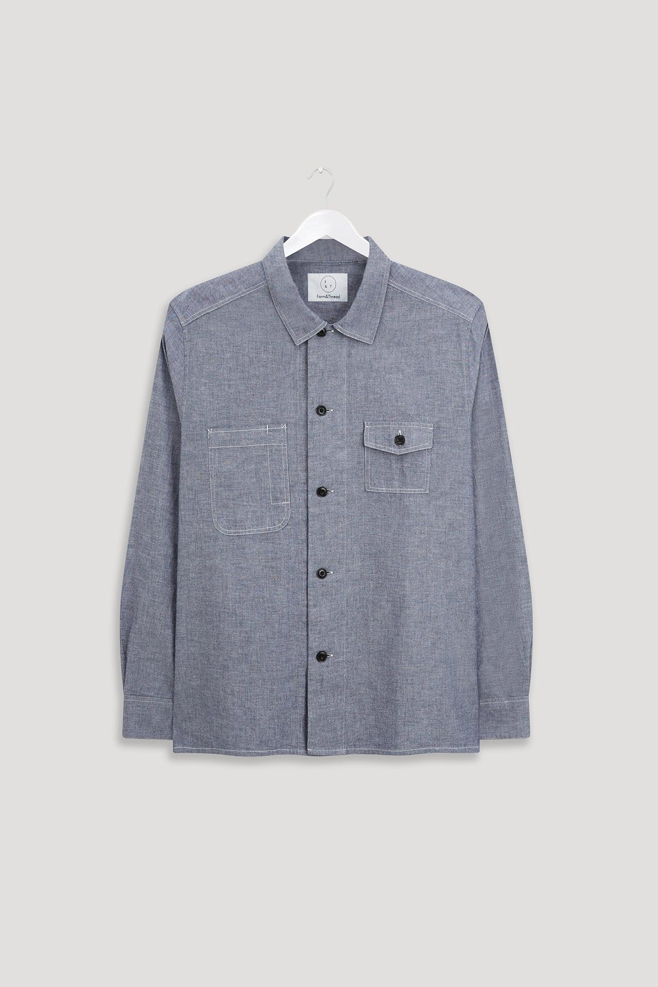 Chambray Draughtsman Overshirt Product Image