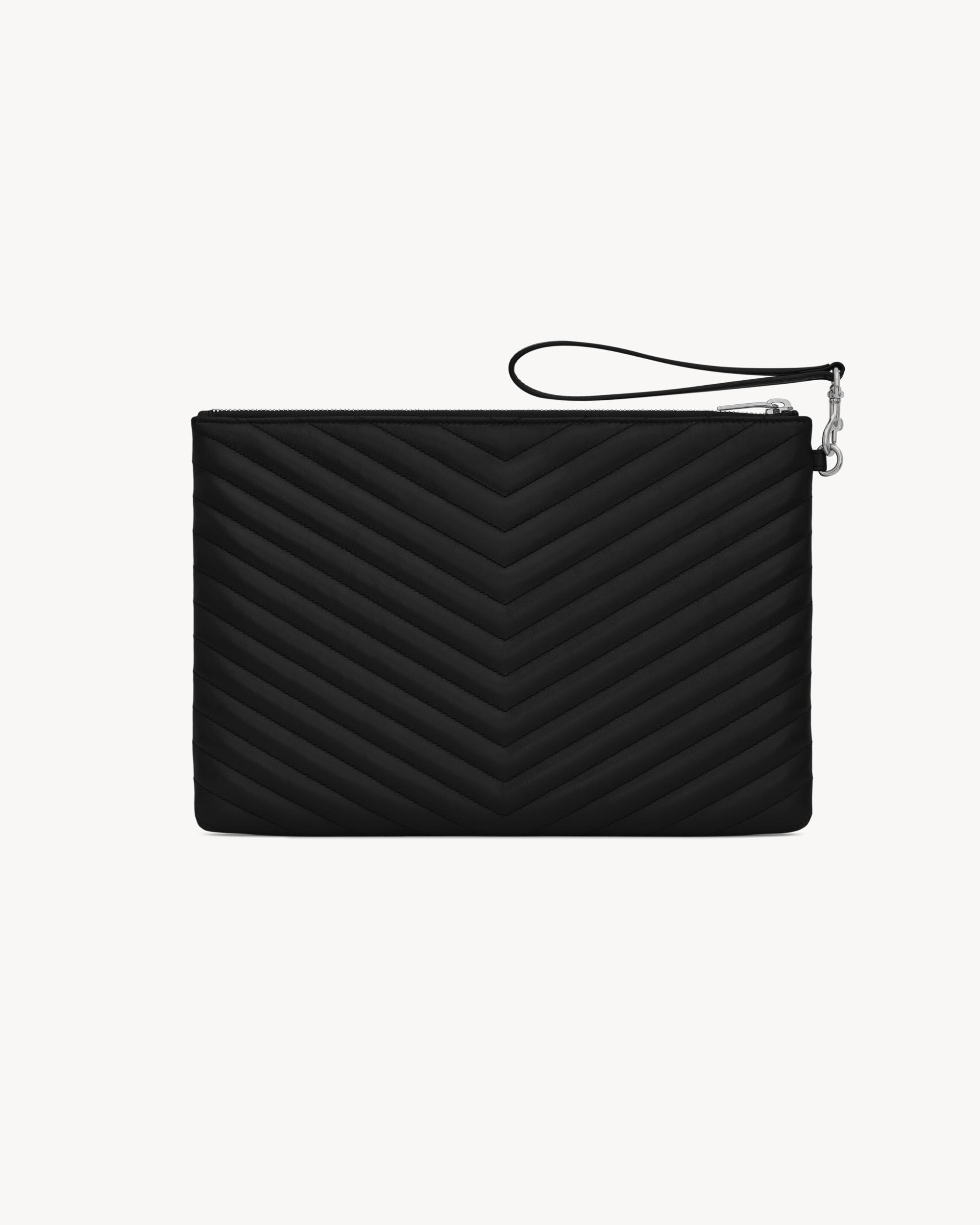 CASSANDRE MATELASSÉ tablet pouch in leather Product Image