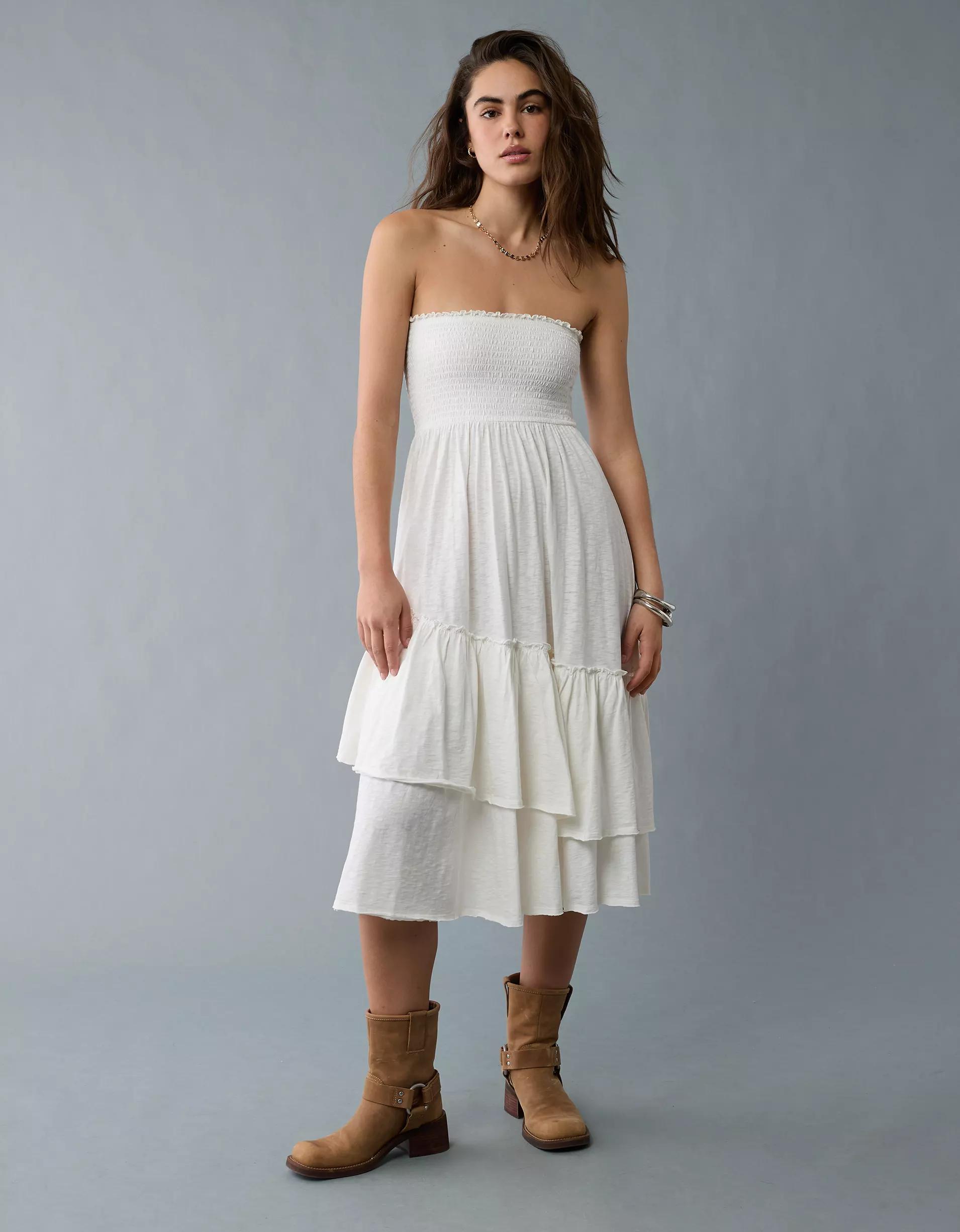 AE Sunchaser Knit Convertible Midi Dress Product Image