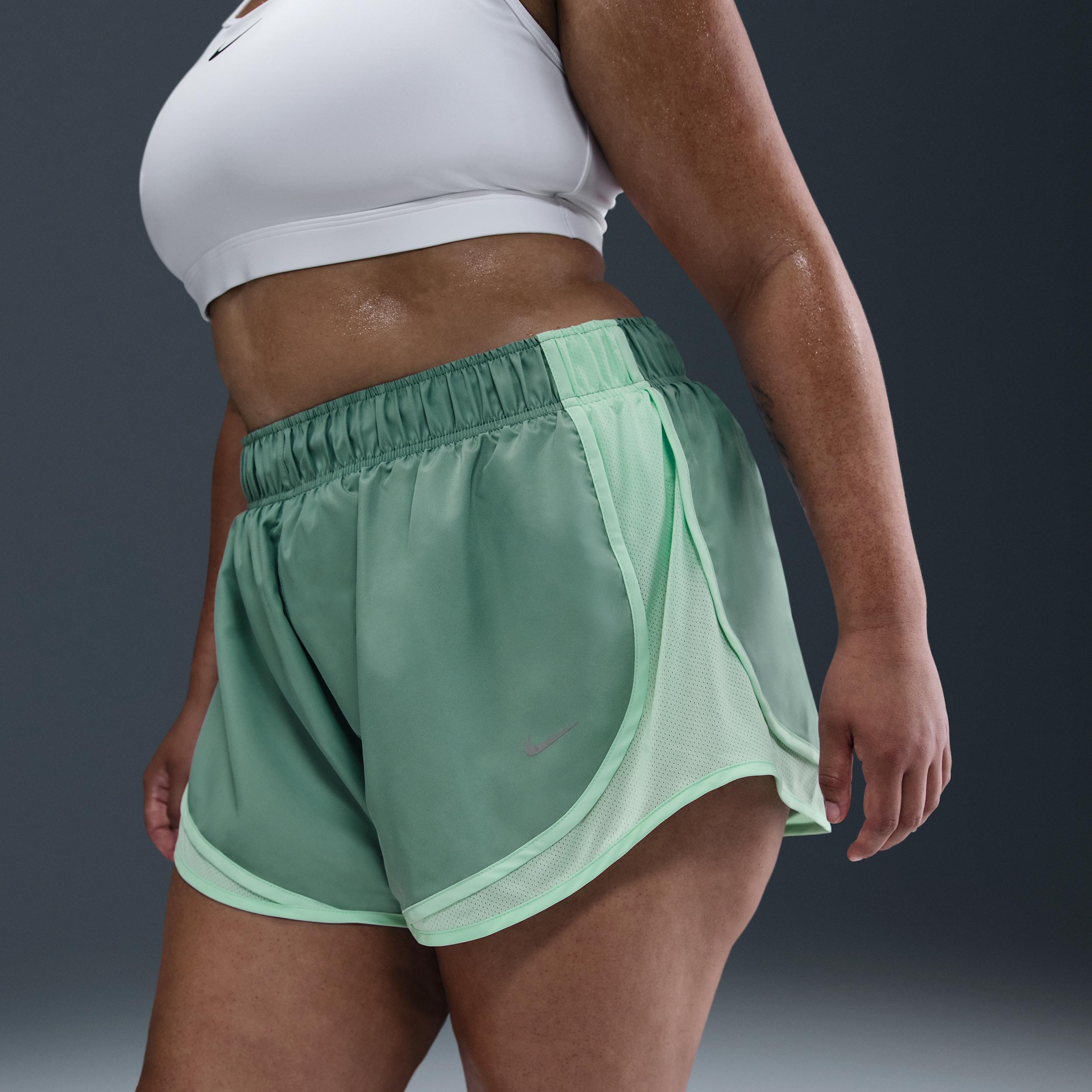 Nike Women's Tempo Dri-FIT Mid-Rise 3" Brief-Lined Running Shorts (Plus Size) Product Image