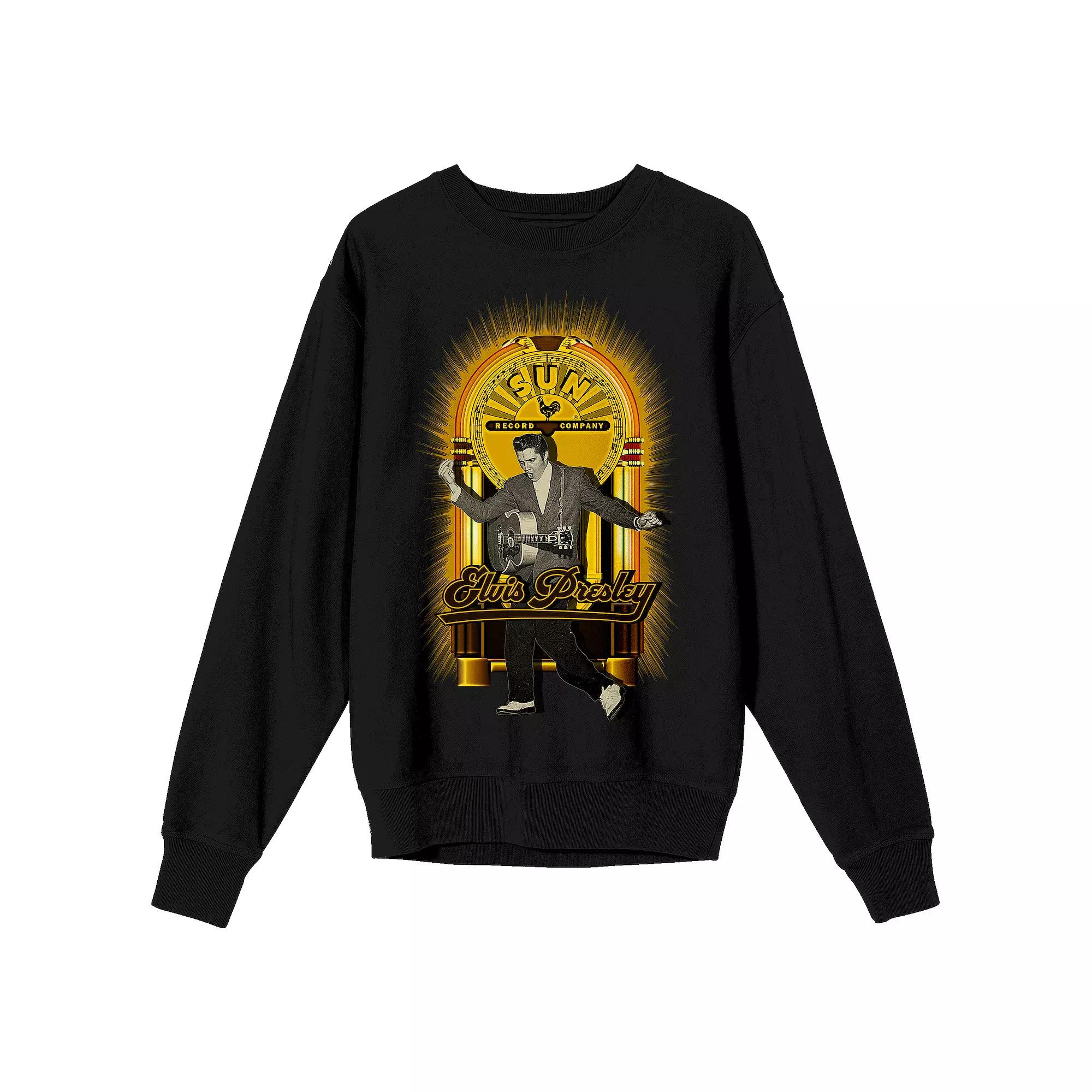 Men's Sun Records Elvis King Long Sleeve Graphic Tee,  Product Image