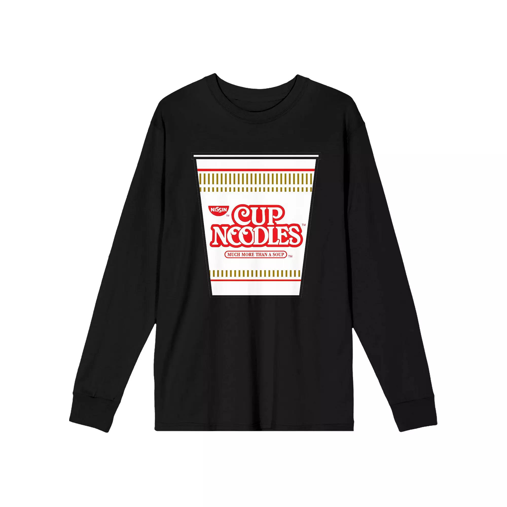 Men's Nissin Cup Noodles Instant Graphic Tee, Size: Large, Black Product Image