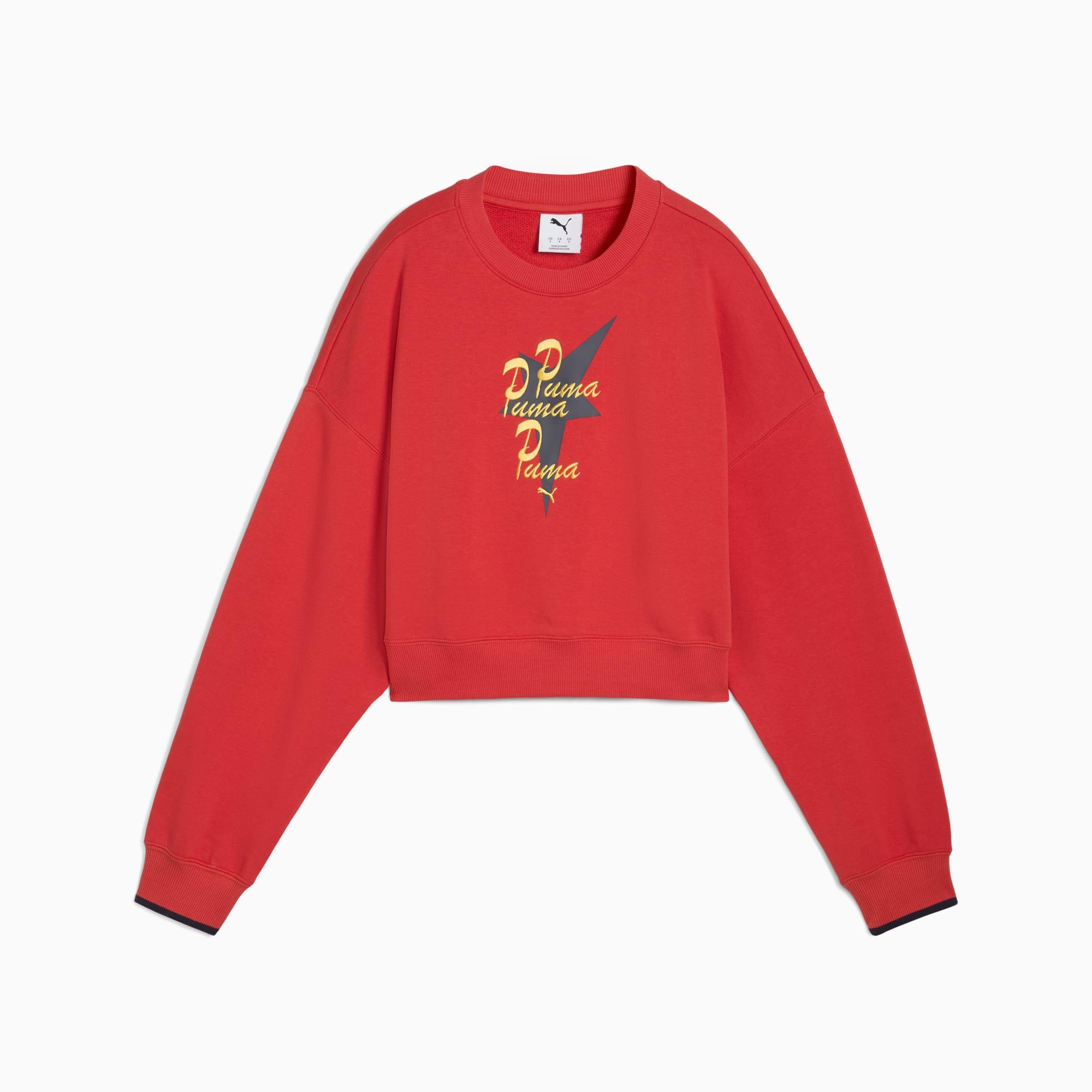 ROAD TO UNITY Women's Oversized Crew Sweatshirt Product Image