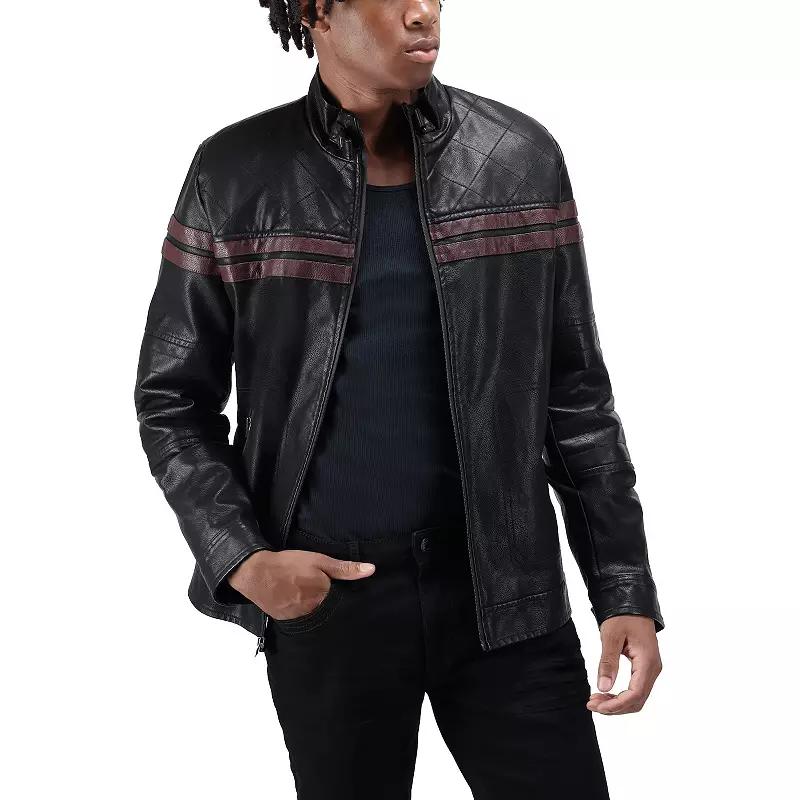 Men's Xray Grainy Faux Leather Jacket,  Product Image