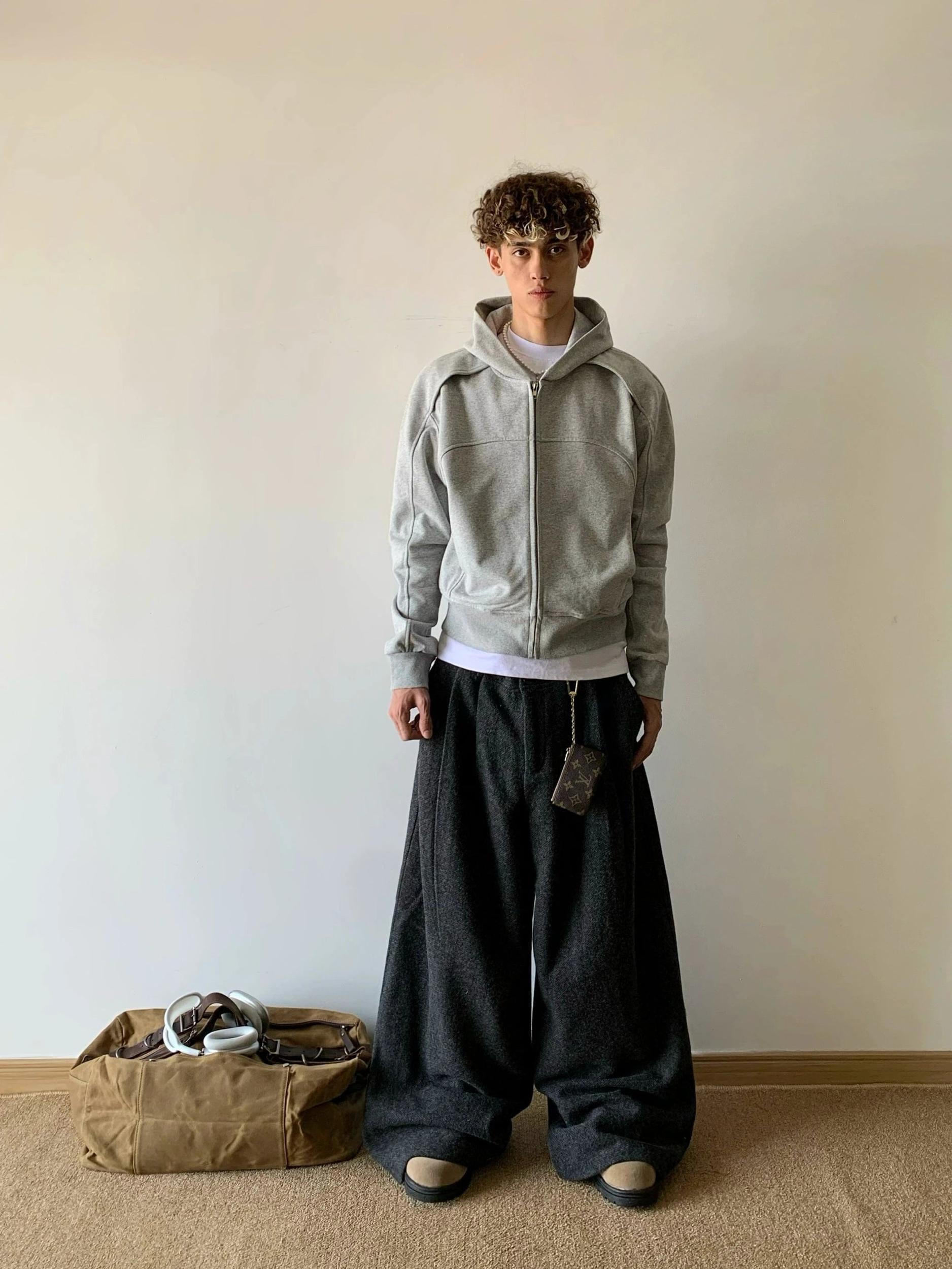 RT No. 18010 RECONSTRUCTED ZIP HOODIE Product Image