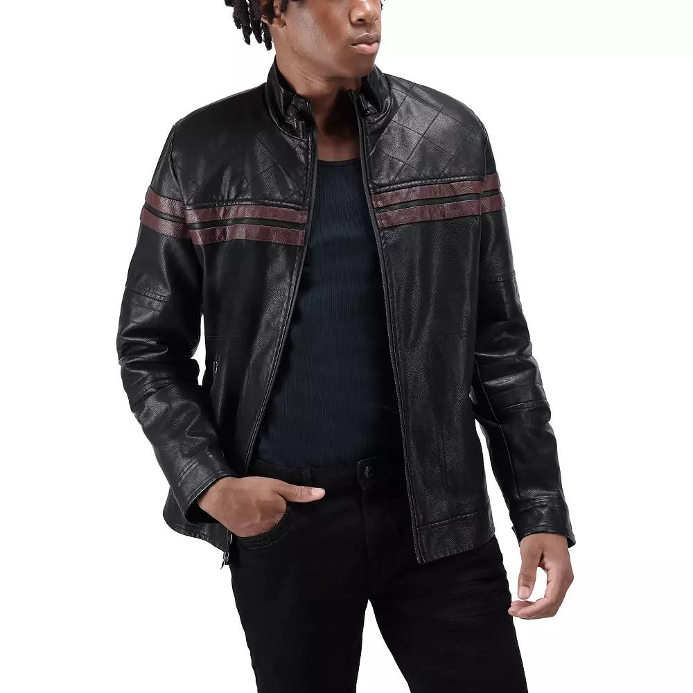 Men's Xray Grainy Faux Leather Jacket,  Product Image