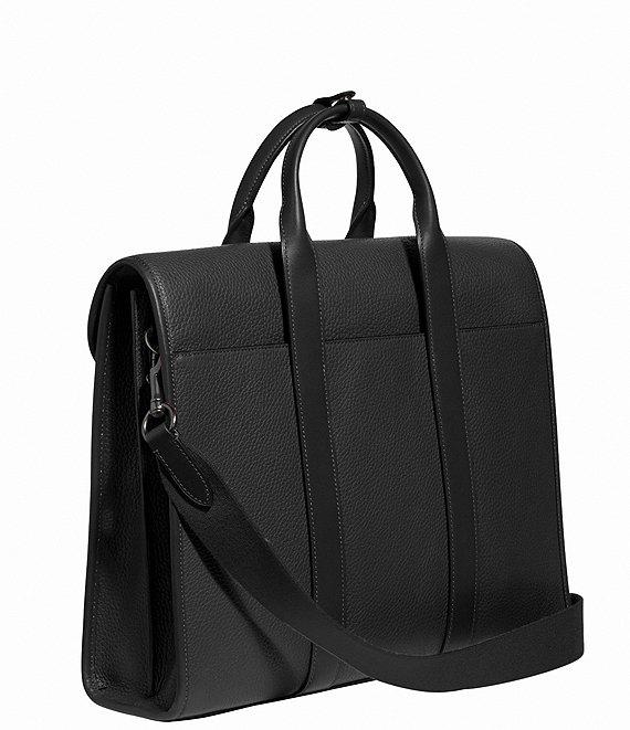 COACH Pebble Leather Gotham Portfolio Briefcase Product Image