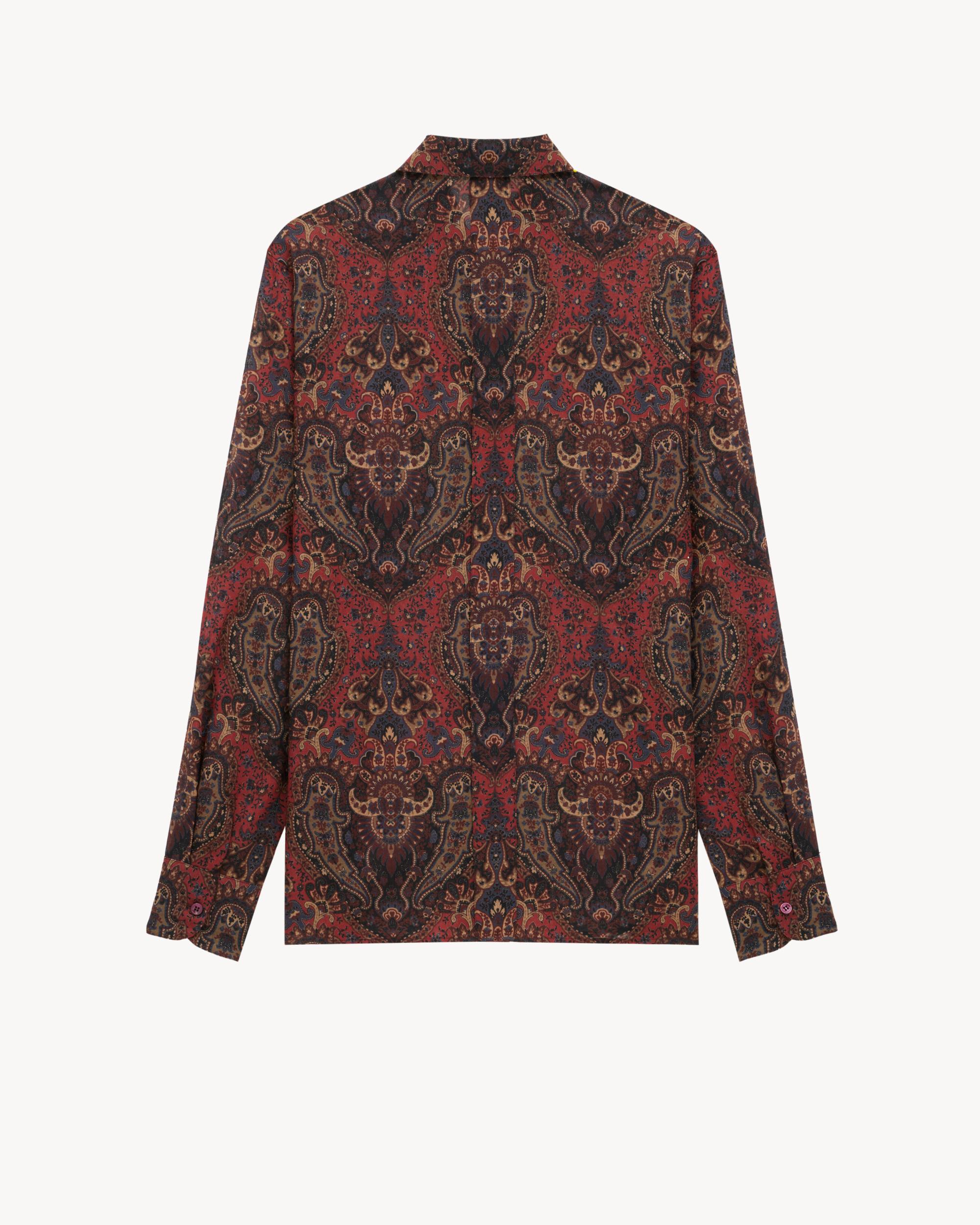 shirt in paisley wool Product Image