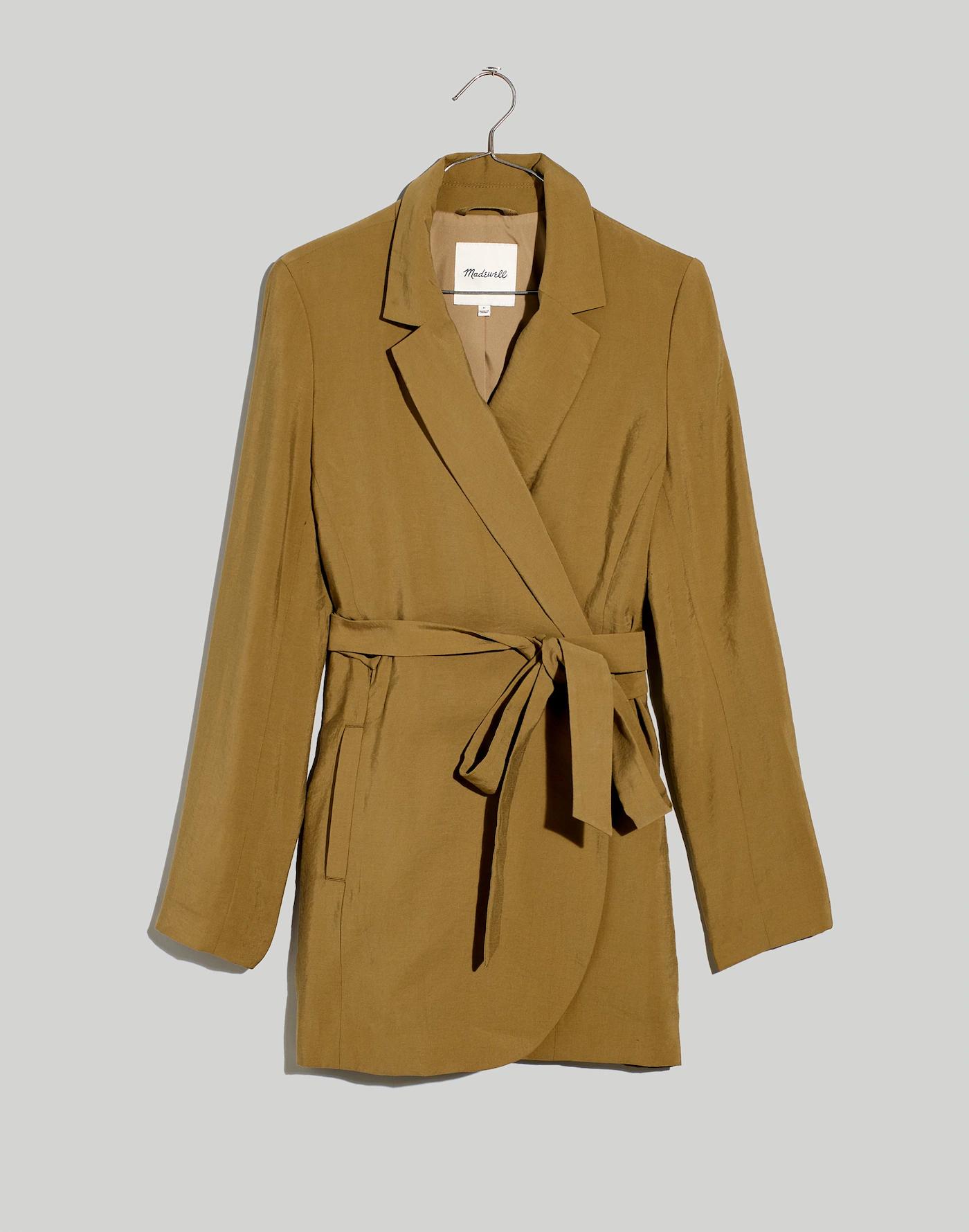 The Drapey Tie-Waist Blazer Product Image