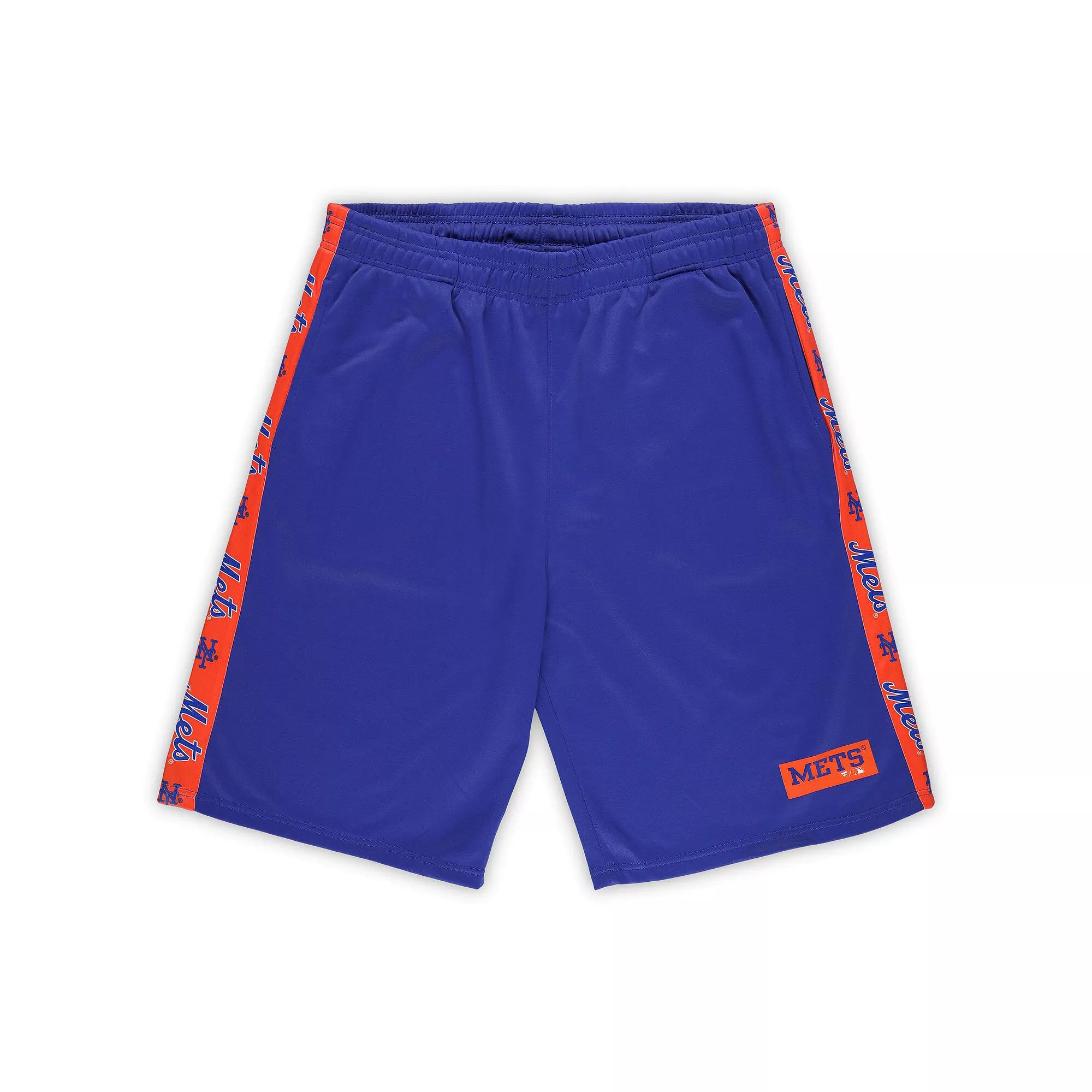 Men's Profile Royal New York Mets Big & Tall Fleece Shorts,  Product Image