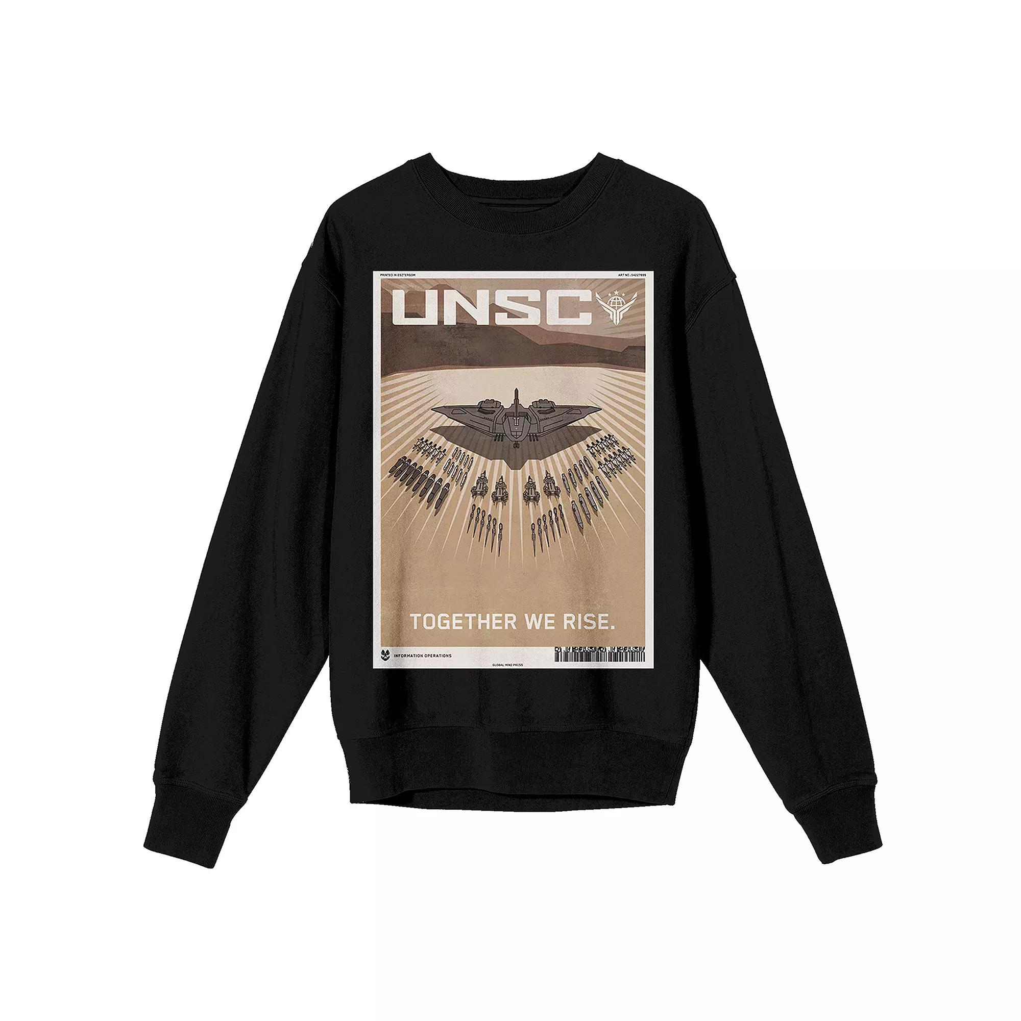 Men's Halo Together We Rise UNSC Long Sleeve Graphic Tee,  Product Image