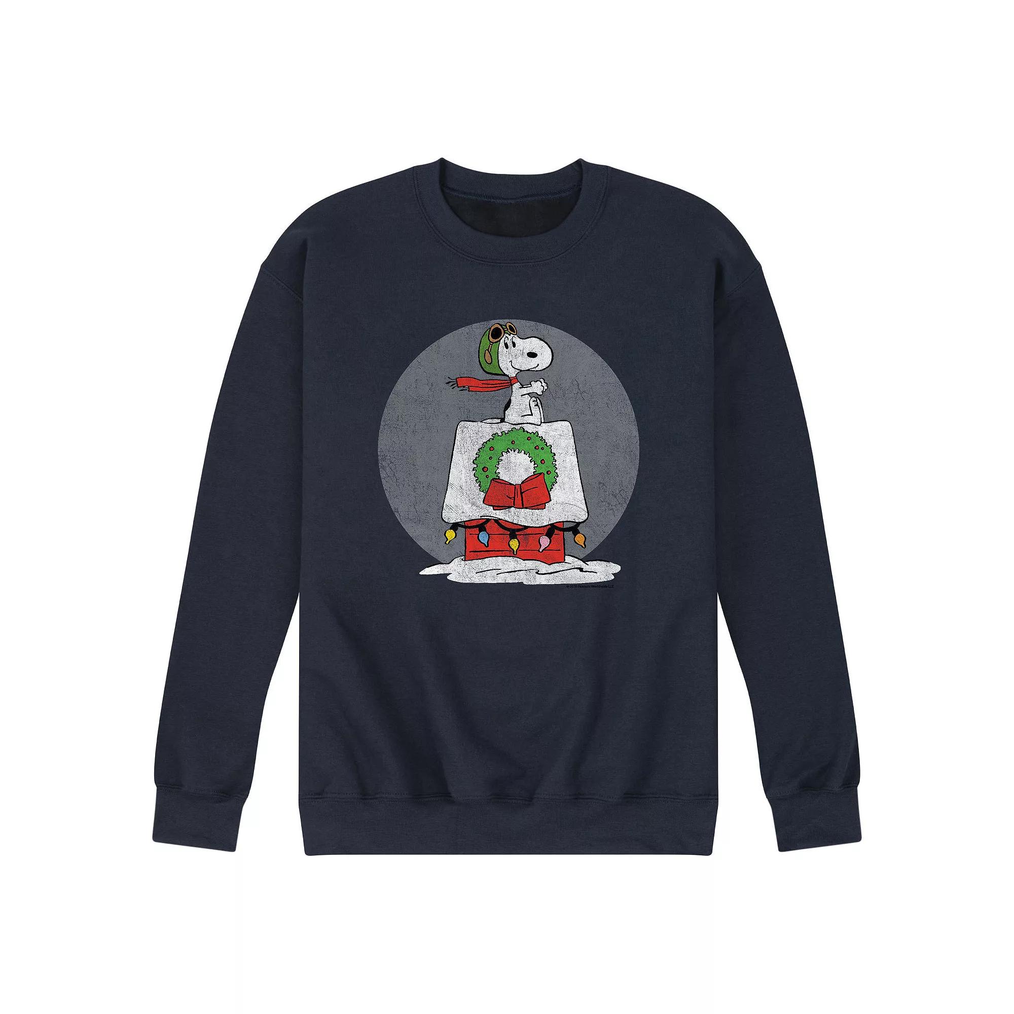Men's Peanuts Snoopy Holiday Sweatshirt,  Product Image