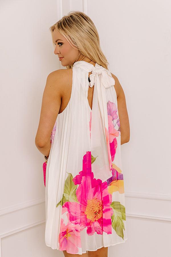 Love At First Bloom Pleated Mini Dress Product Image