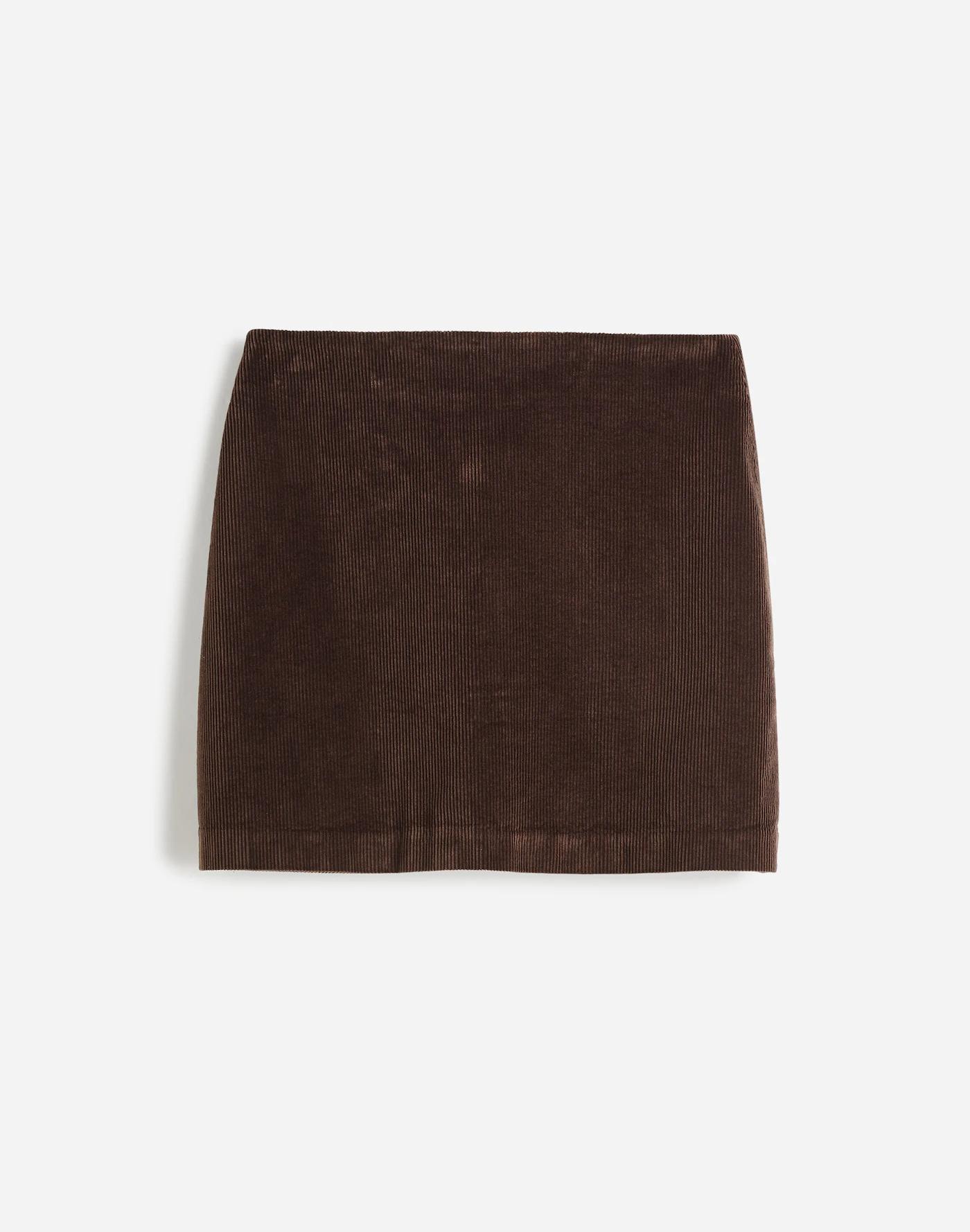 Corduroy Mini Skirt Product Image