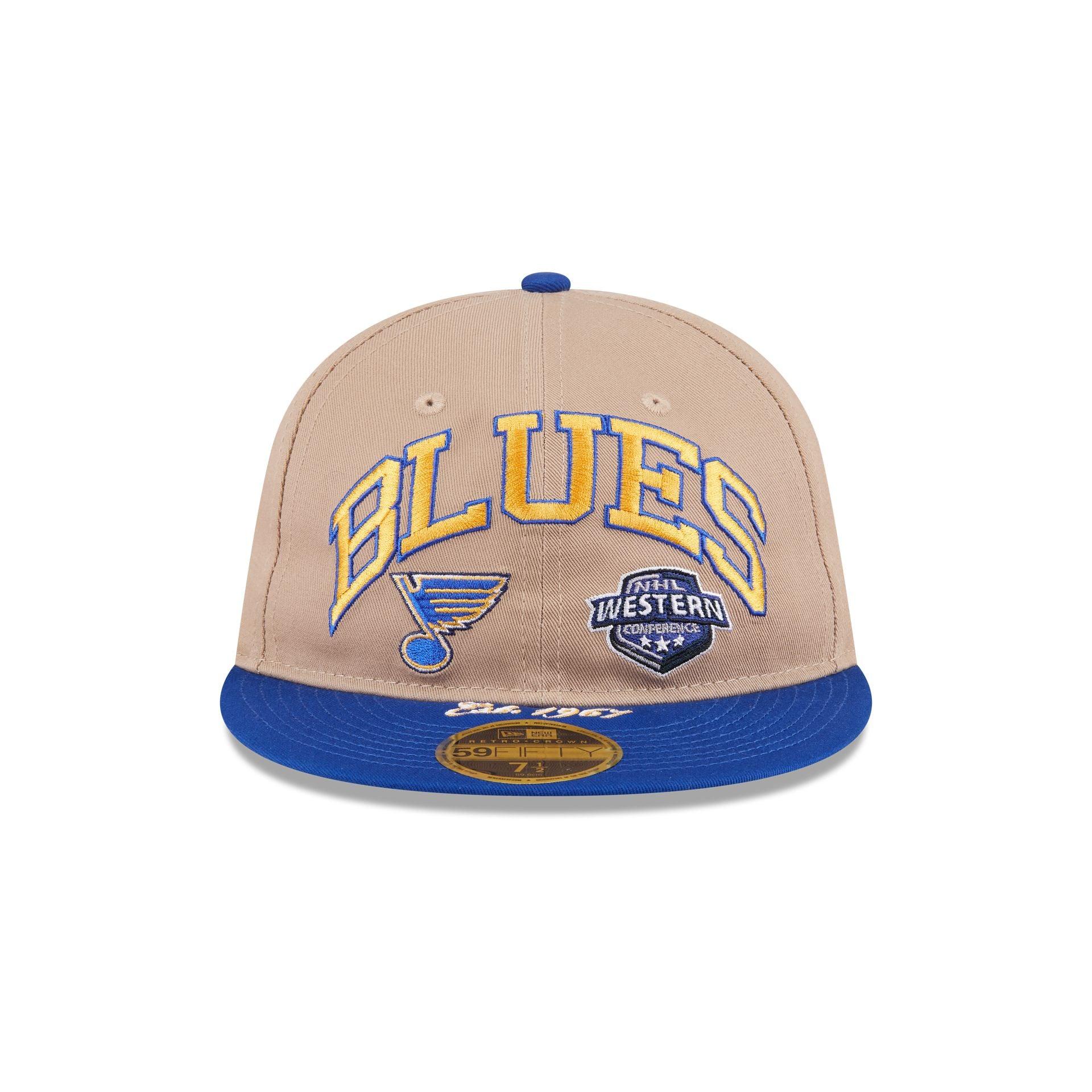 St. Louis Blues Camel Retro Crown 59FIFTY Fitted Hat Male Product Image
