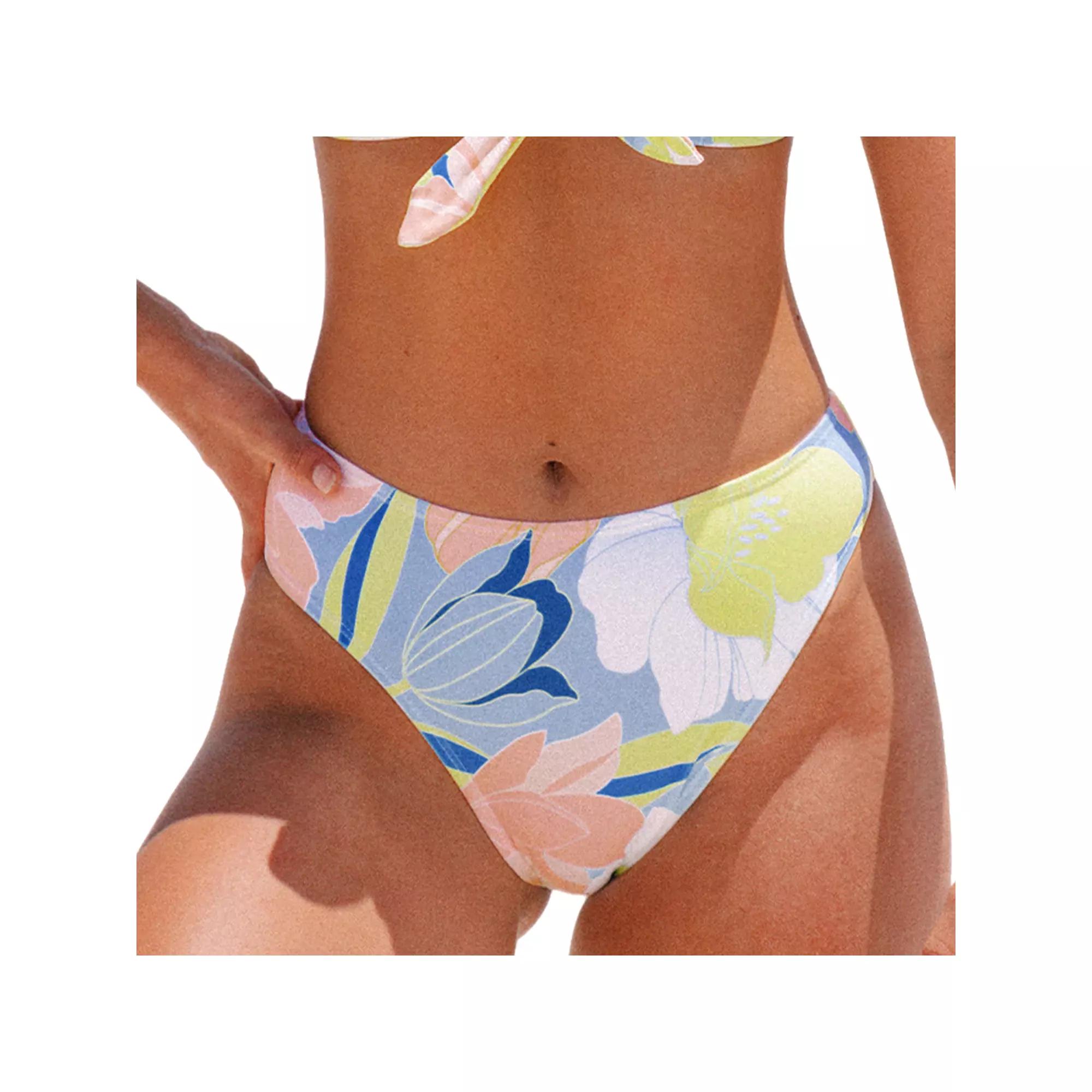 Women's Cupshe Cheeky High Rise Bikini Bottoms, Size: Medium, Pink Team Product Image