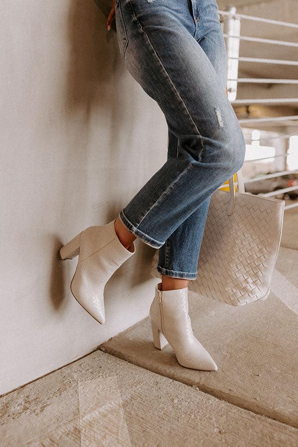 The Tisch Faux Leather Bootie Product Image