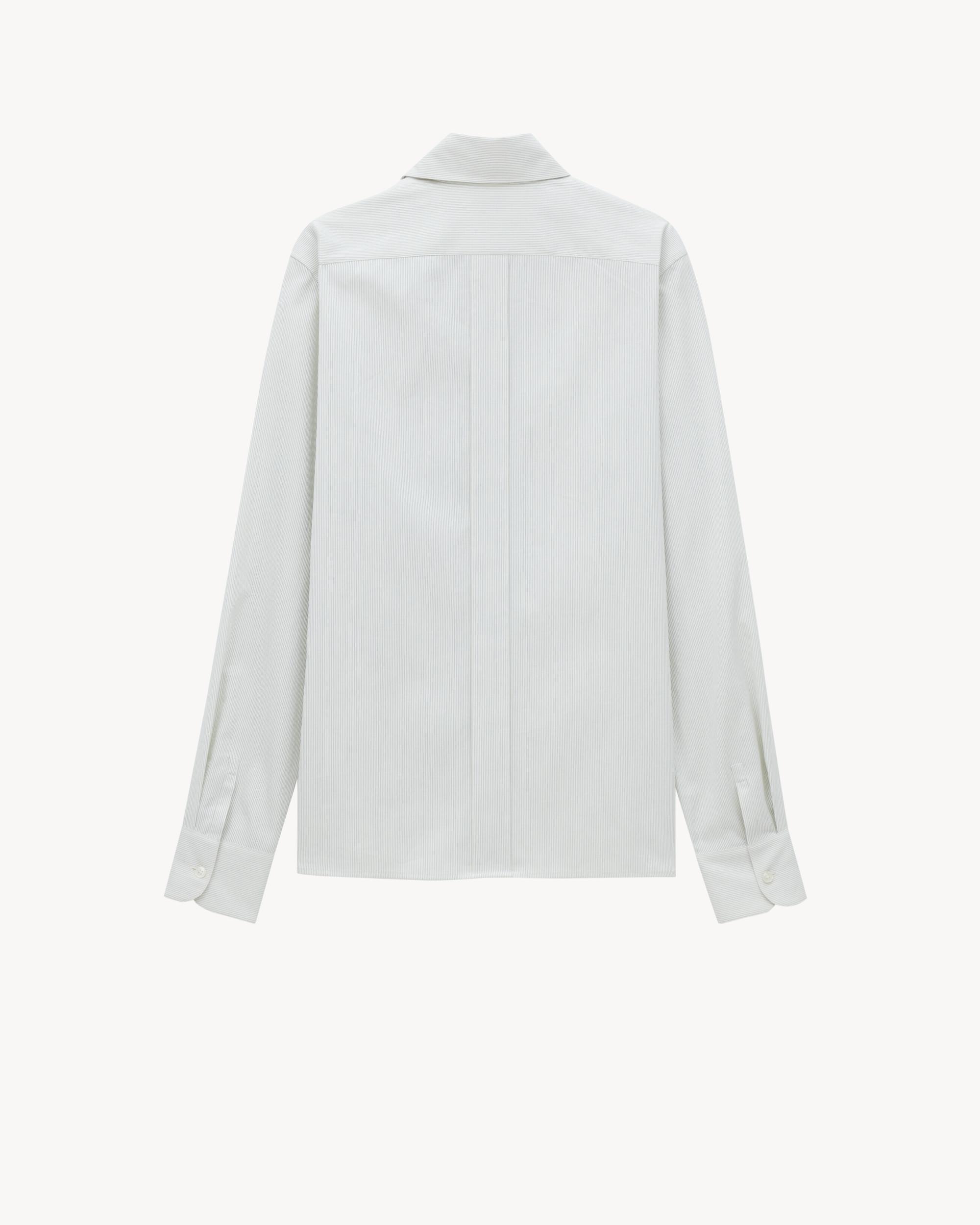 CASSANDRE shirt in hairline-stripe cotton poplin Product Image