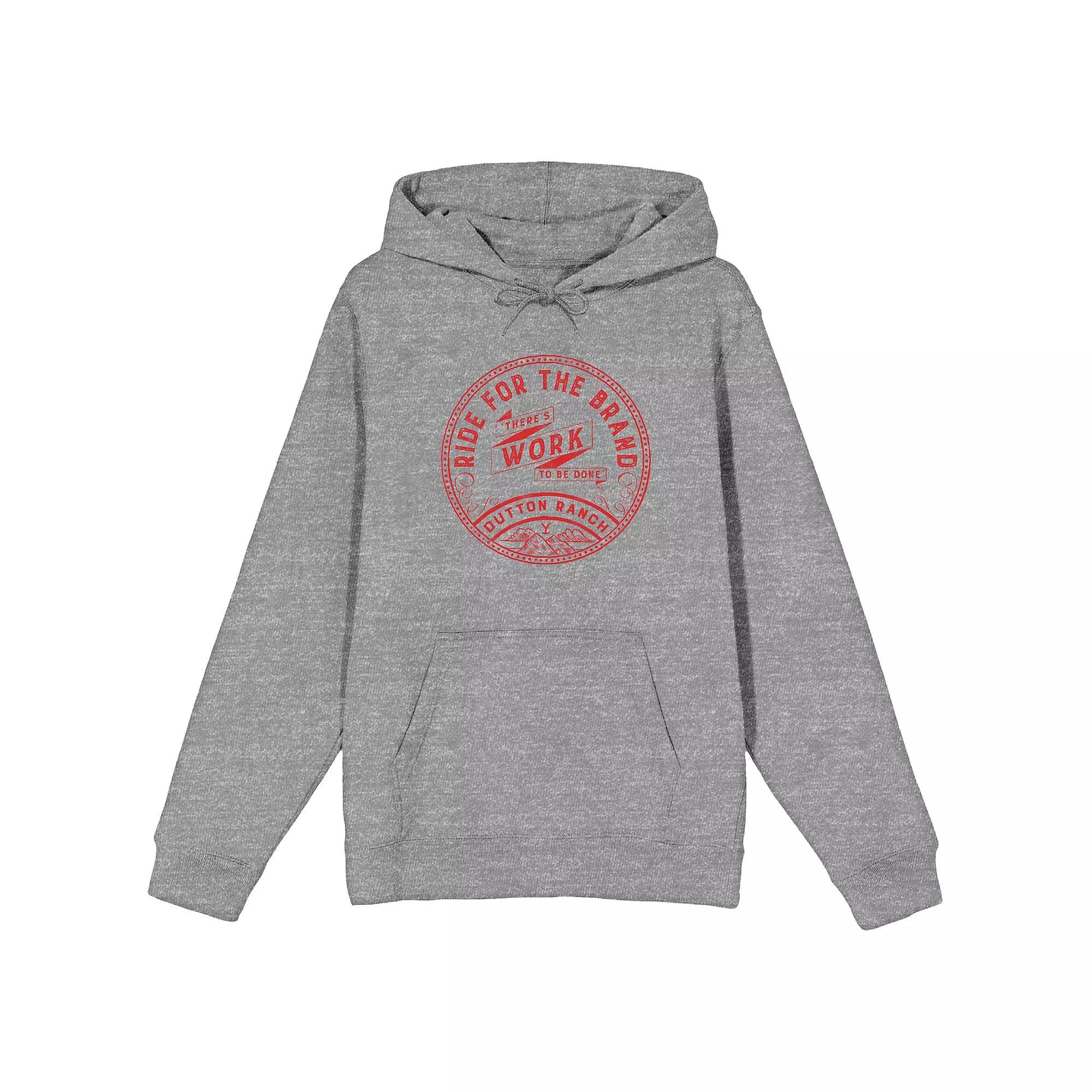 Men's Yellowstone Dutton Ranch Ride for the Brand Graphic Hoodie,  Product Image