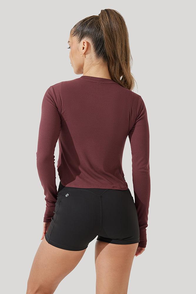 Refine Long Sleeve Top - Rose Clay Product Image