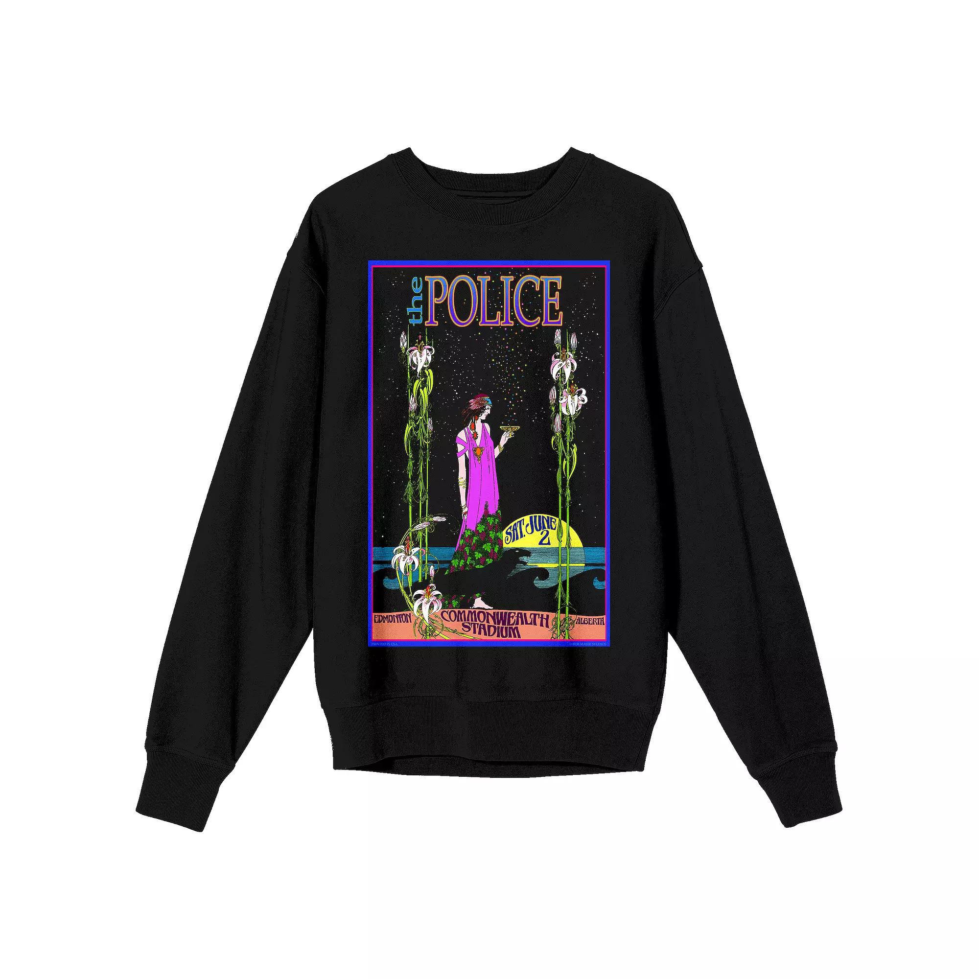 Men's The Police Bob Masse Poster Long Sleeve Graphic Tee,  Product Image