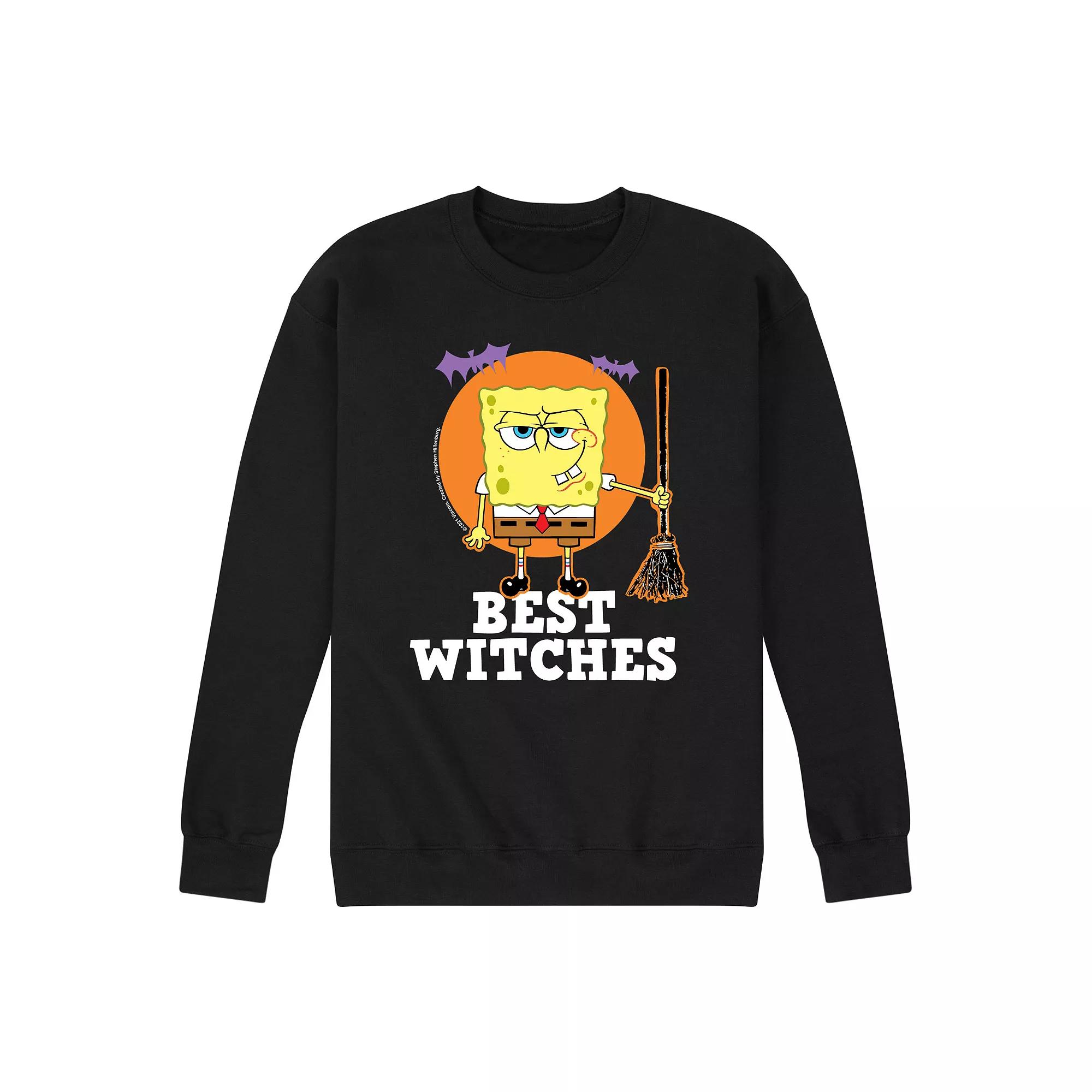 Men's SpongeBob Best Witches Sweatshirt,  Product Image