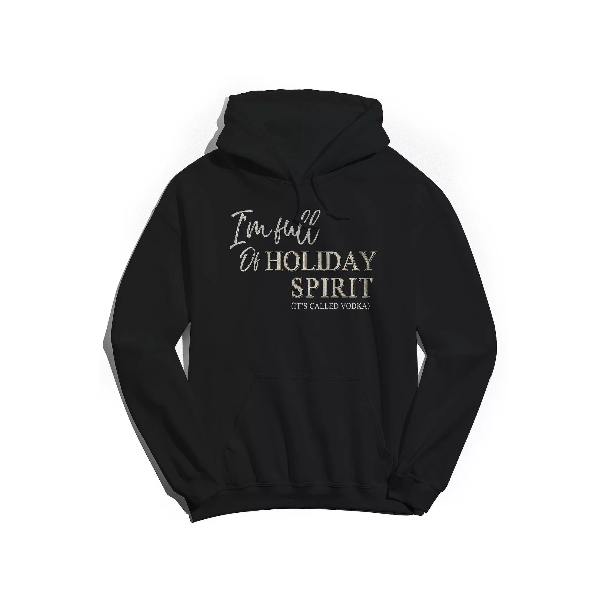 Men's Full of Holiday Spirit Hoodie, Adult Unisex,  Product Image