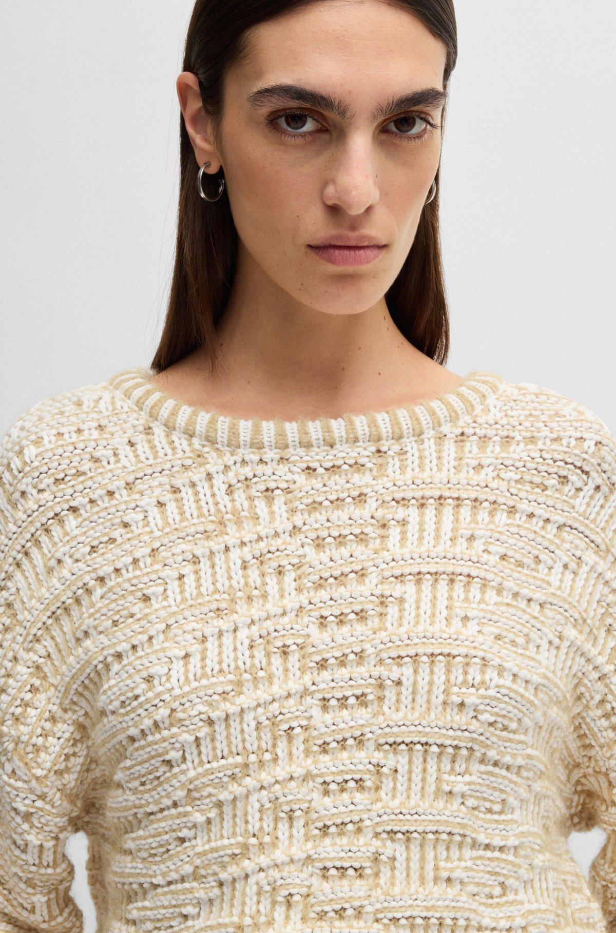  sweater with 3D knit Product Image