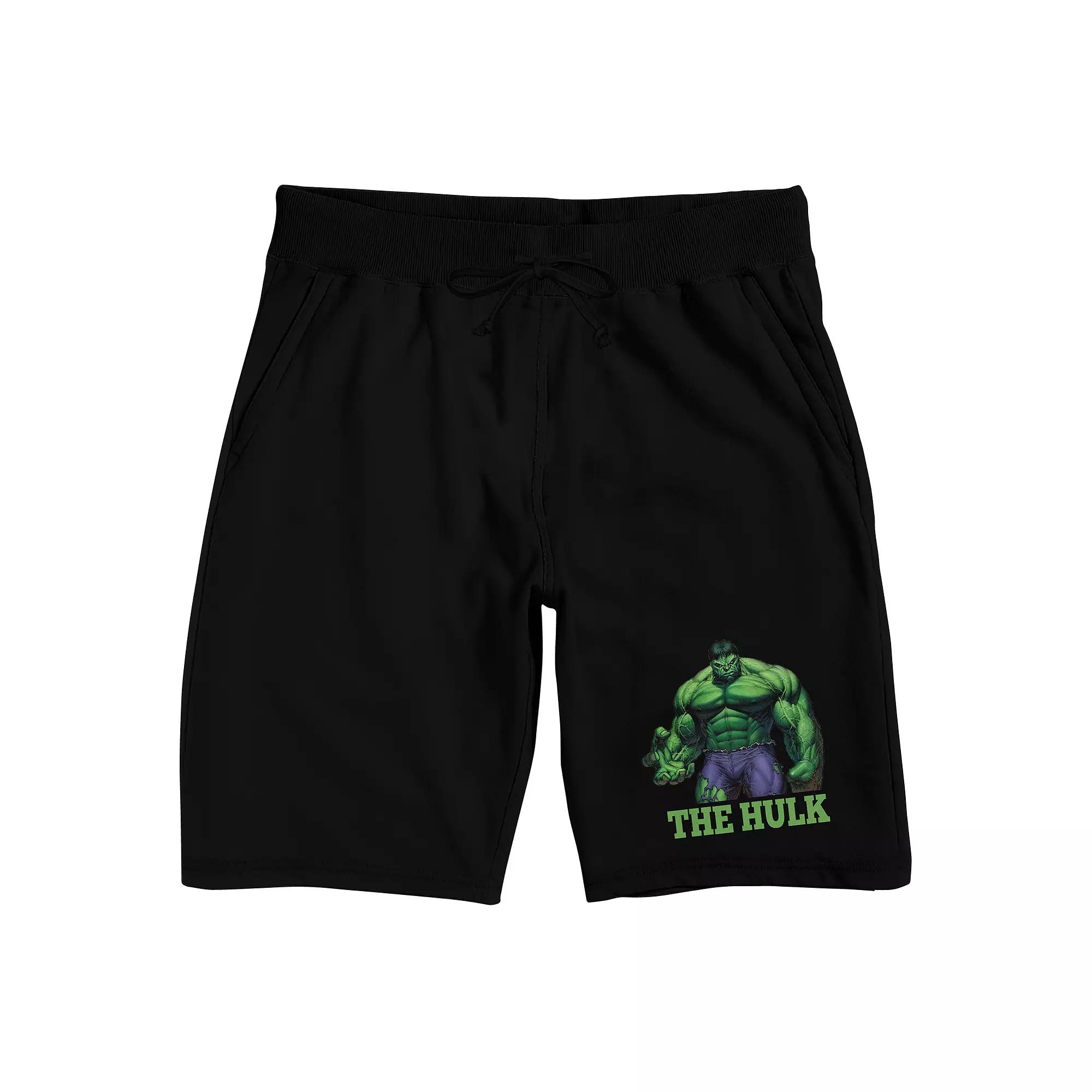 Men's Marvel Universe The Hulk Pajama Shorts,  Product Image