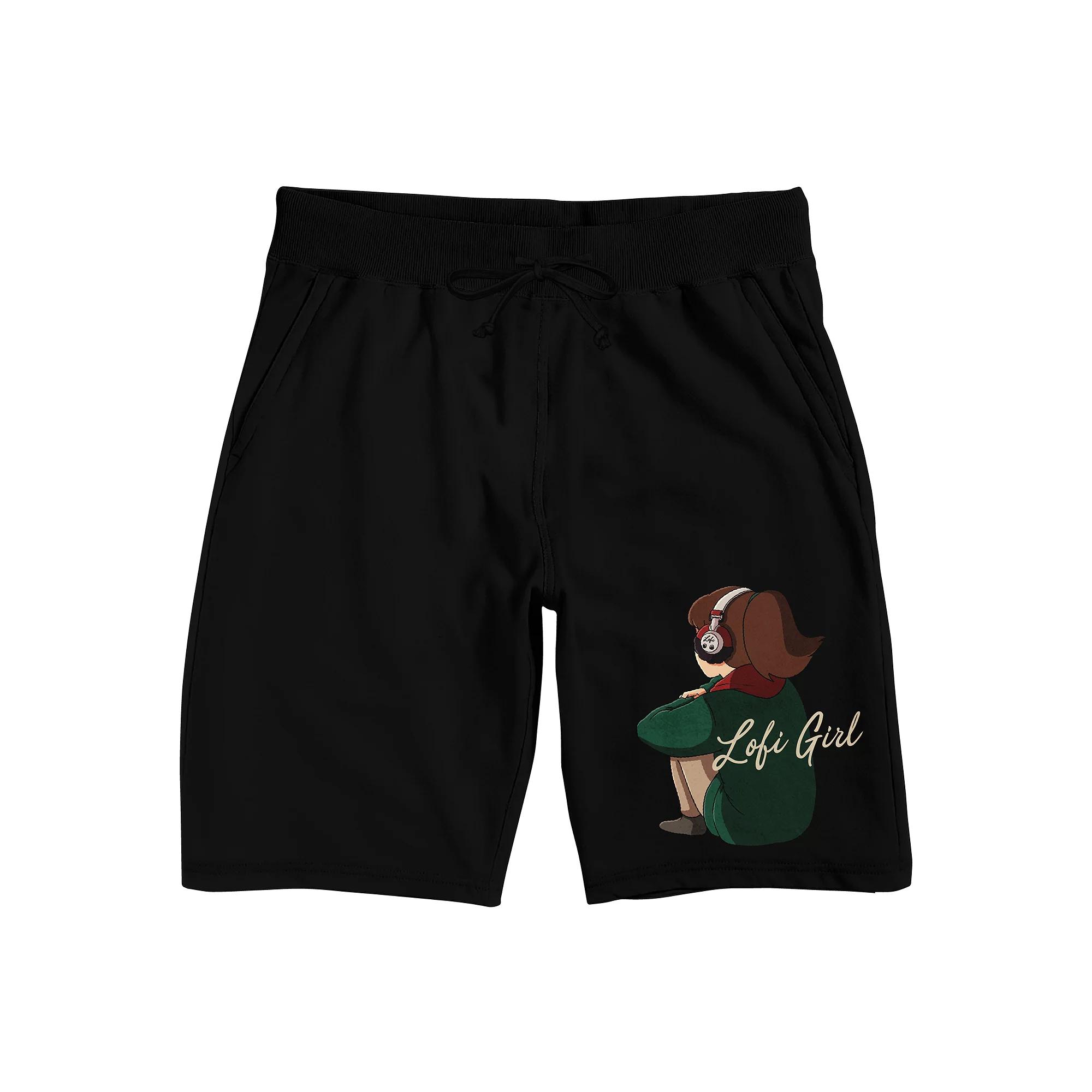 Men's Lofi Girl Pajama Shorts,  Product Image