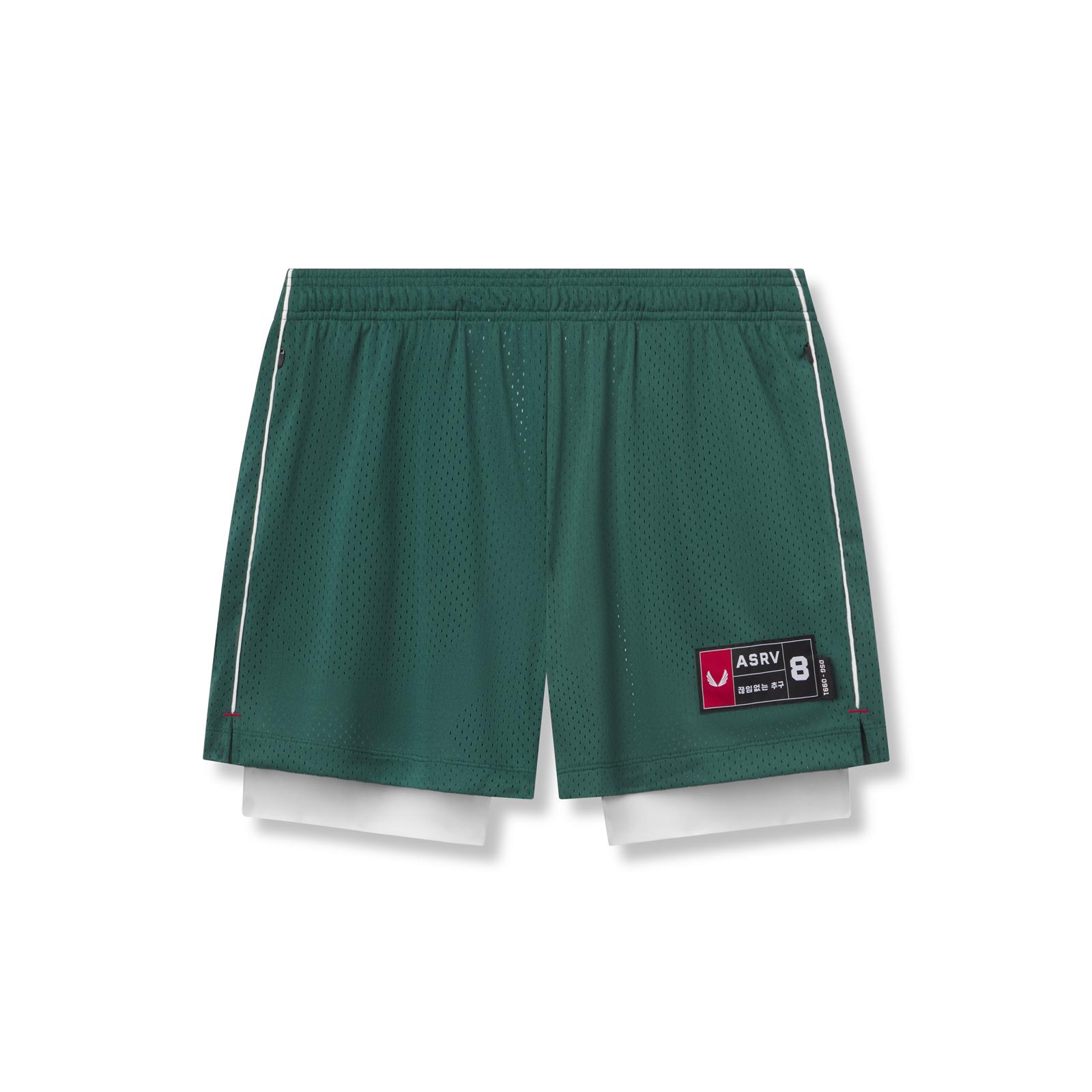 0991. Ion-Mesh 5" Liner Short - Forest Green Male Product Image