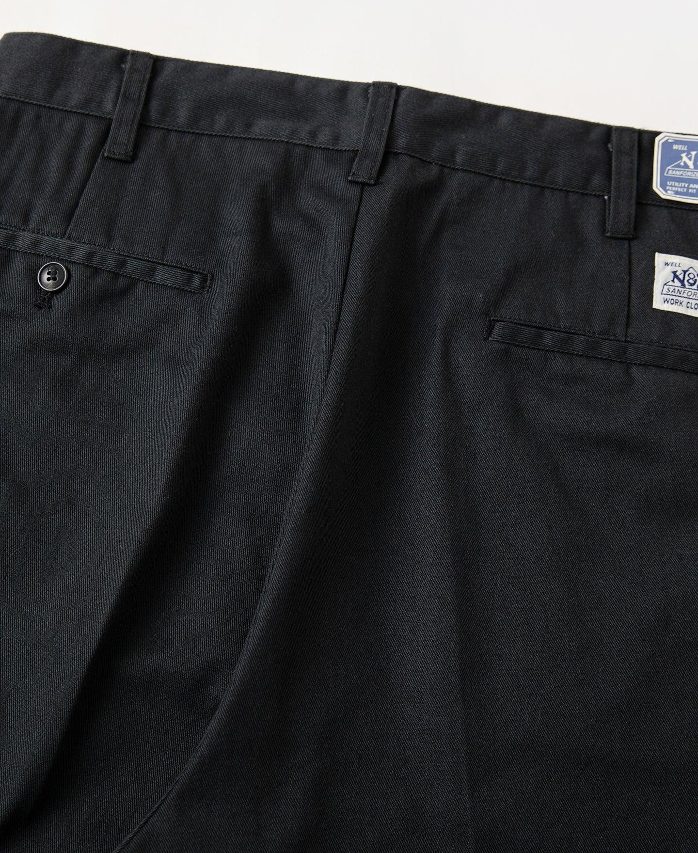 1970s Straight-Leg Work Pants - Black Product Image
