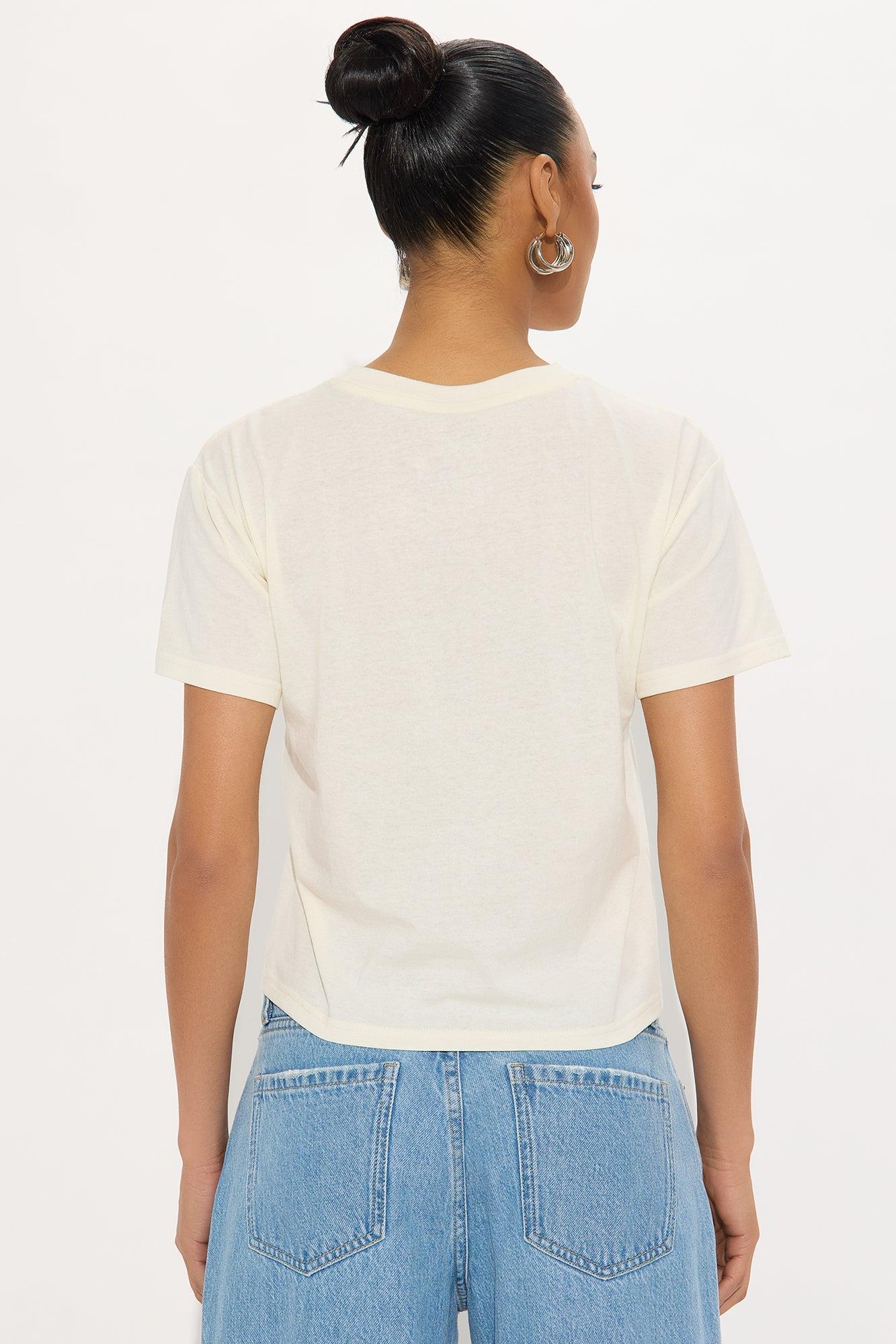 Stitch In Paradise Graphic Tee - Ivory Product Image