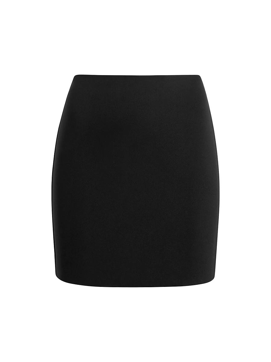 Womens Neoprene Micro-Mini Skirt Product Image