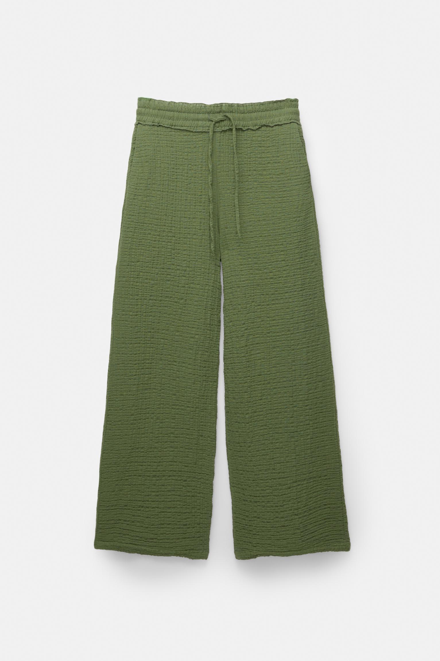 Rustic pants with elastic waistband Product Image